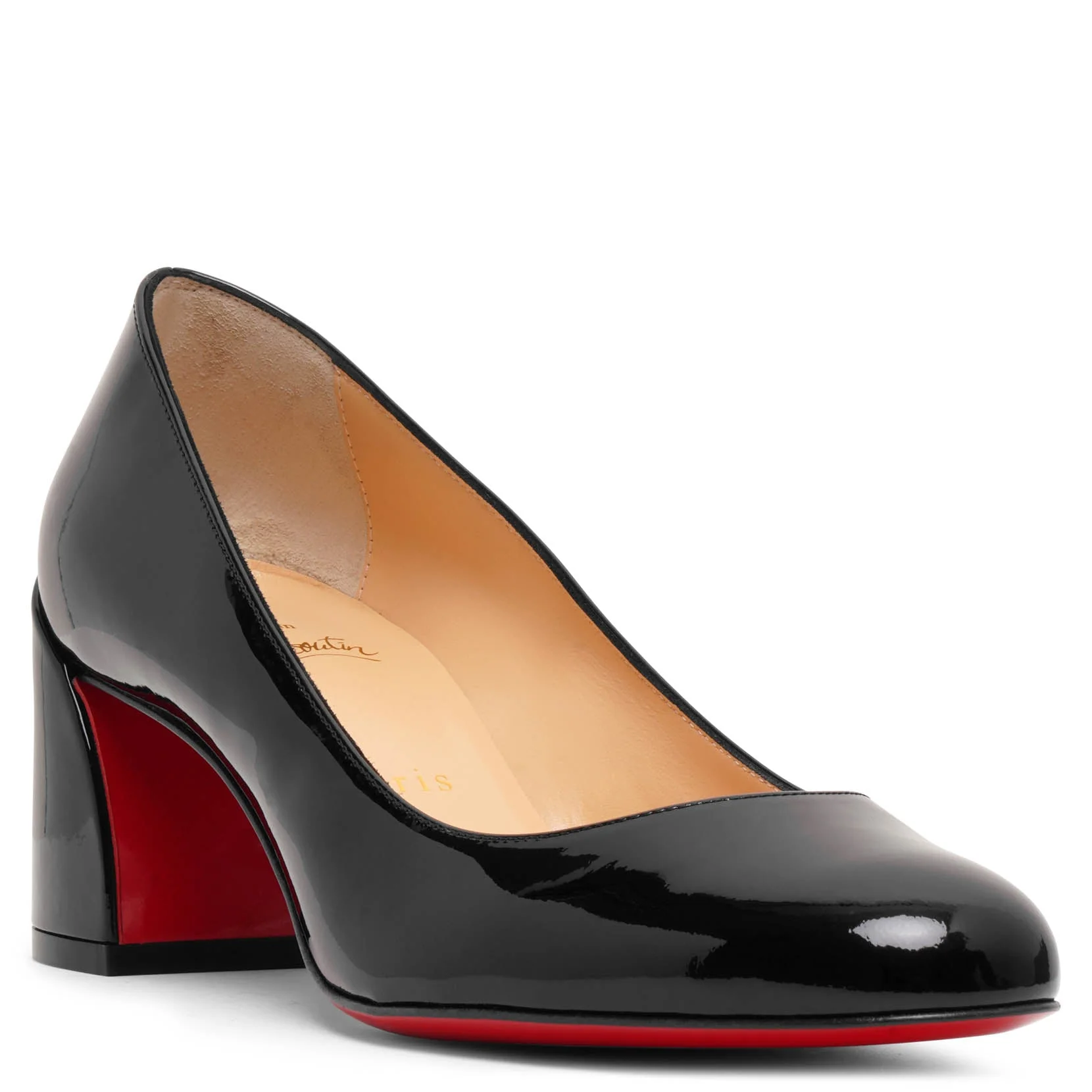 Miss Sab 55 black patent pumps - Image 3