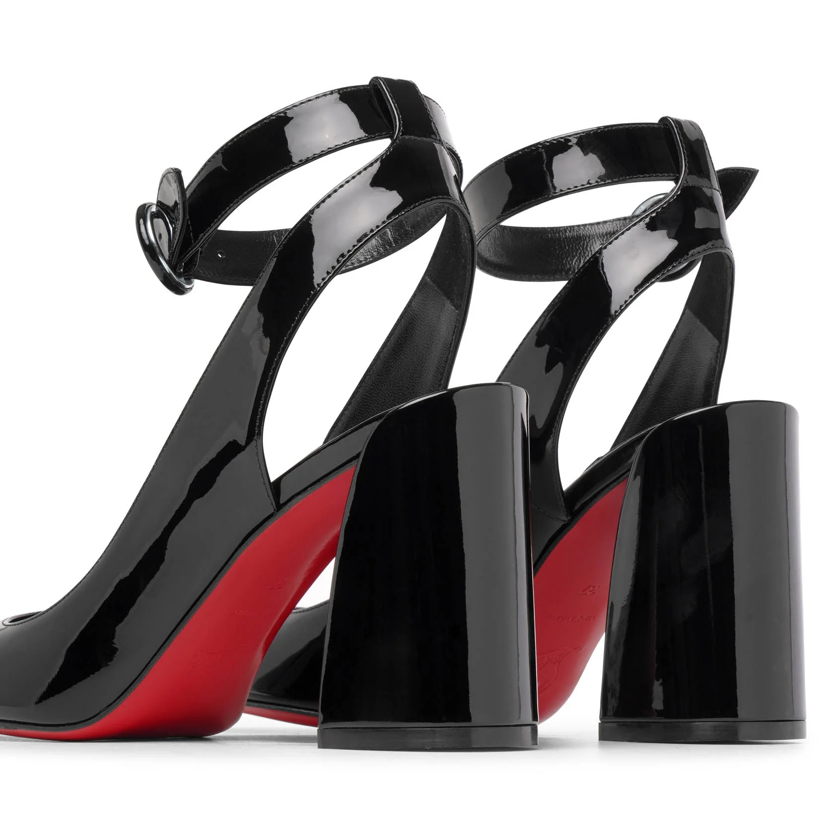 Miss Sab 85 black patent pumps - Image 5