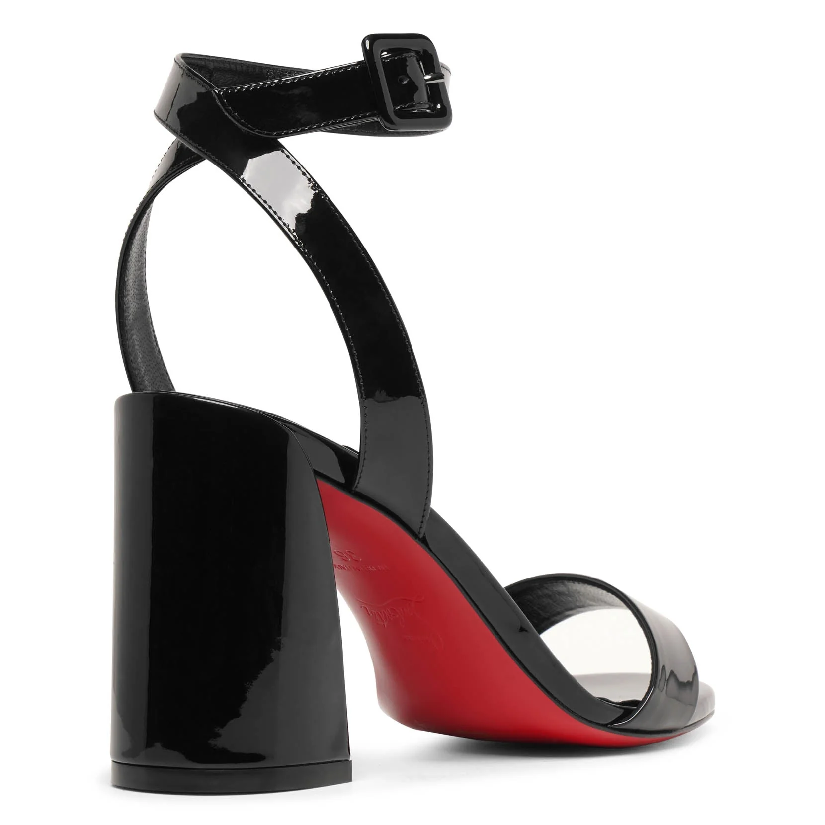 Miss Sabina 85 black patent sandals - Image 4