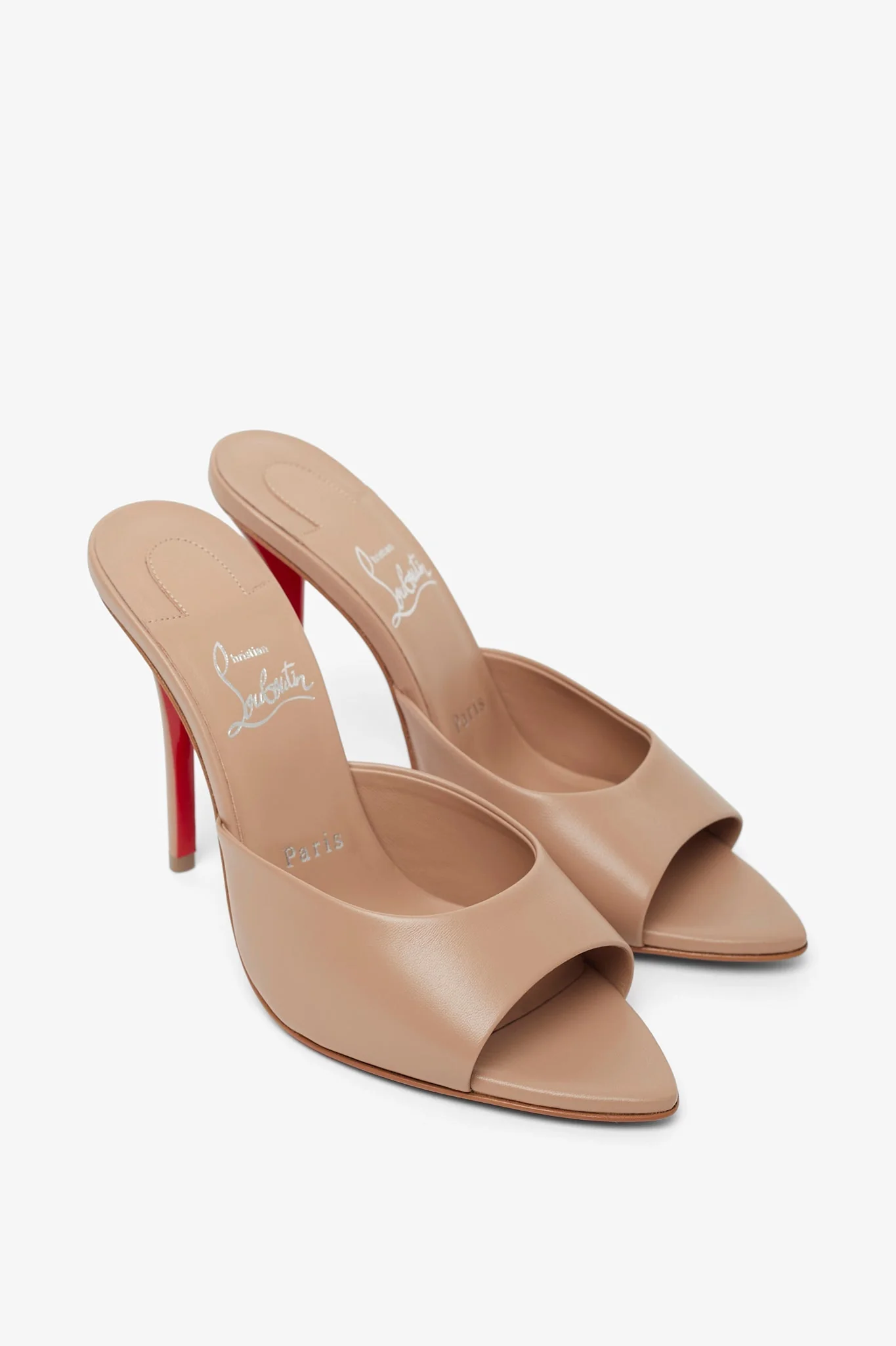 Miss Z 100 blush leather mules - Image 4