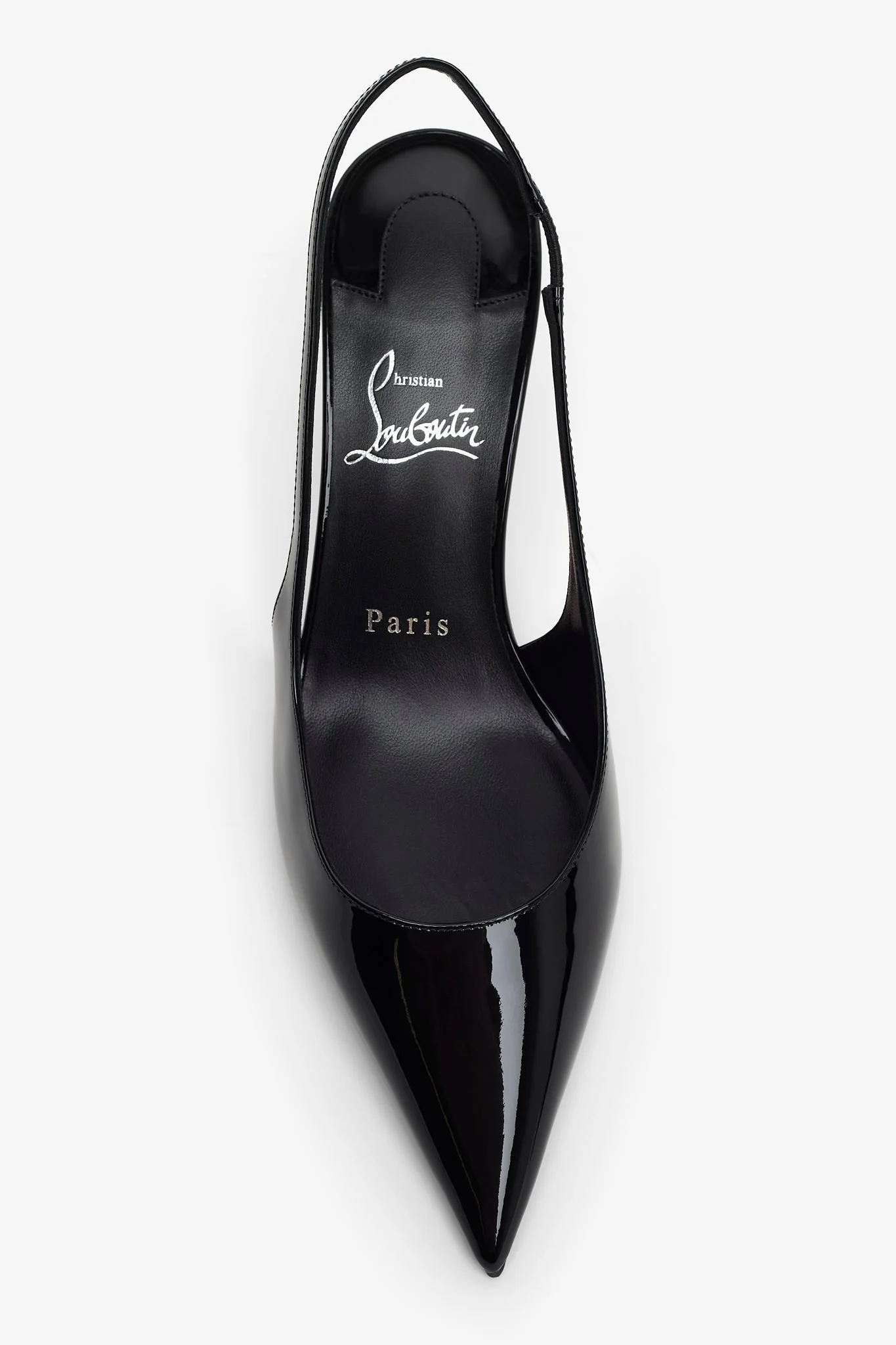 Miss Z 60 Black Patent Slingback Pumps - Image 5