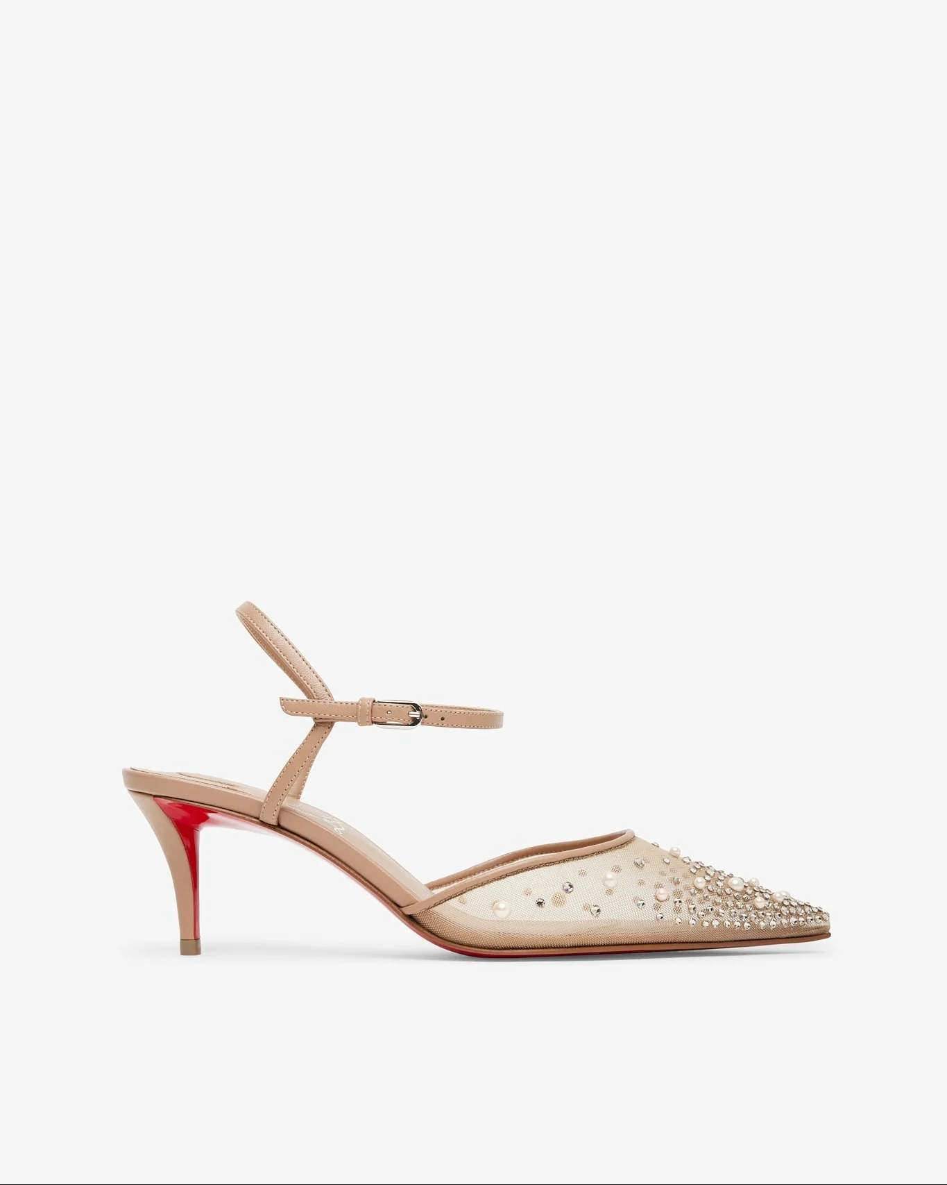 Miss Z 60 Riviera Beige Strass Pumps