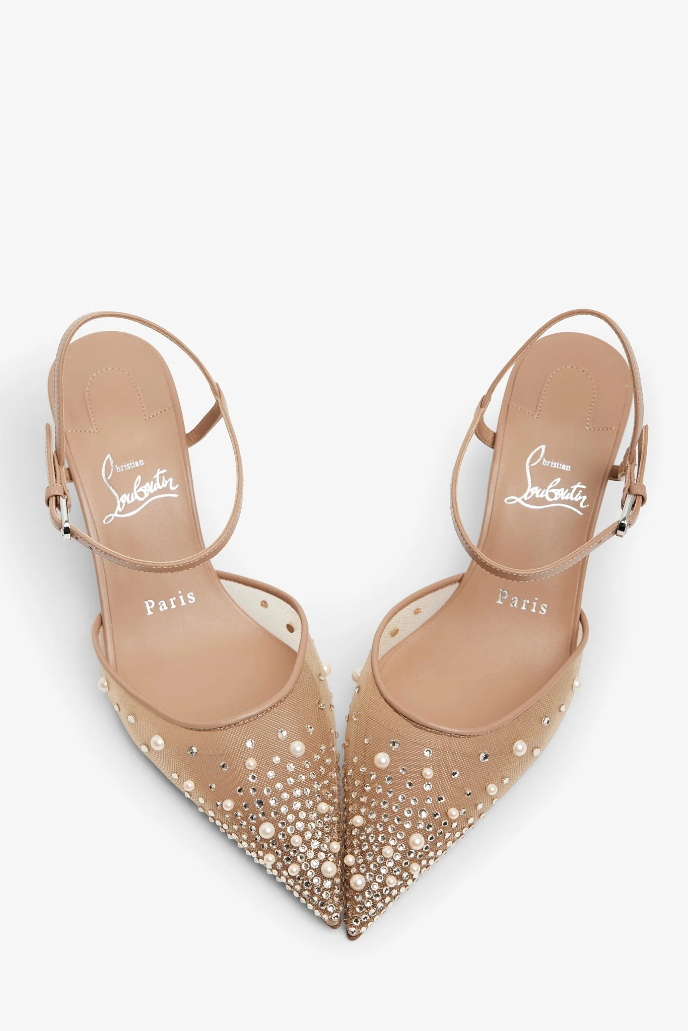 Miss Z 60 Riviera Beige Strass Pumps - Image 5