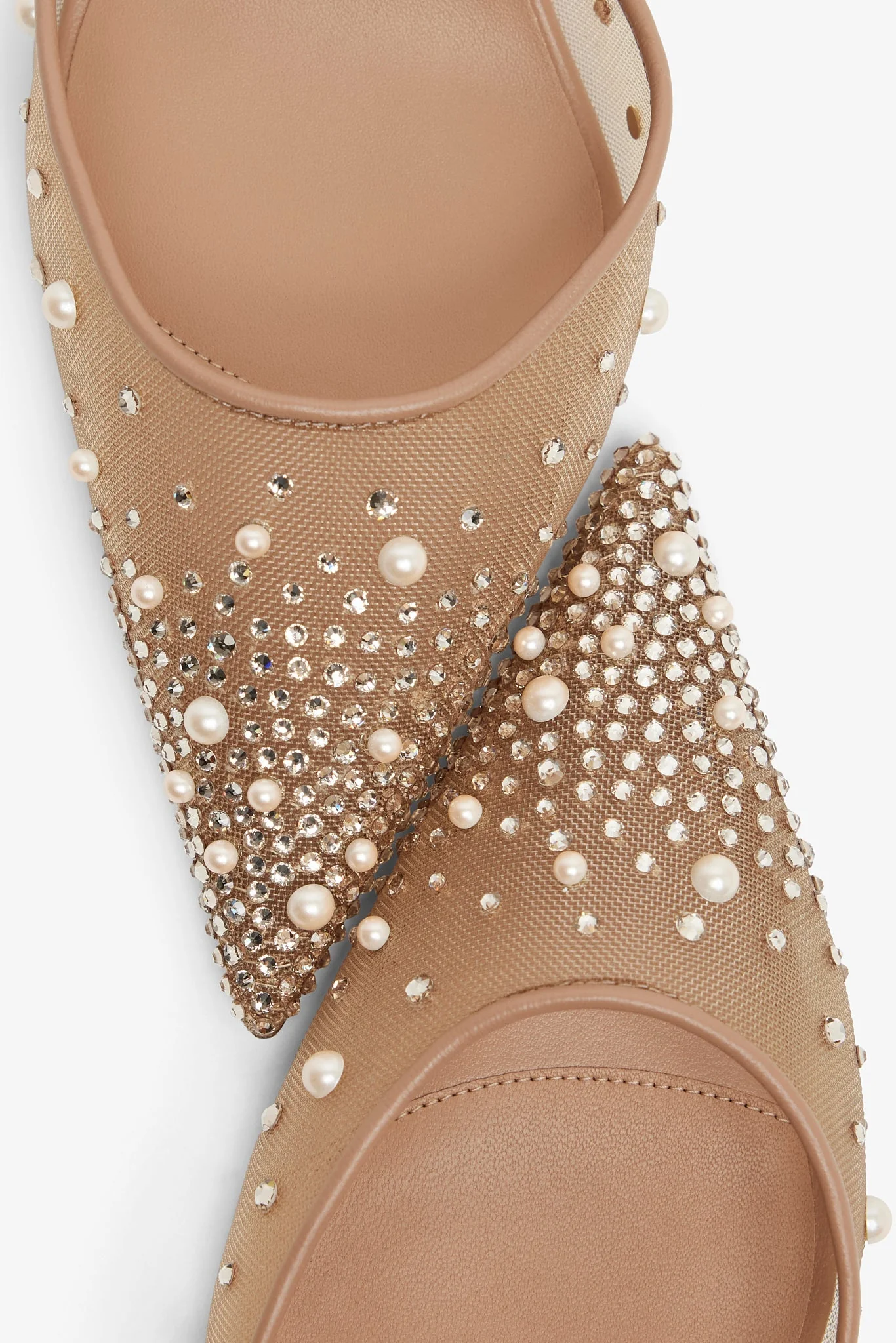 Miss Z 60 Riviera Beige Strass Pumps - Image 6