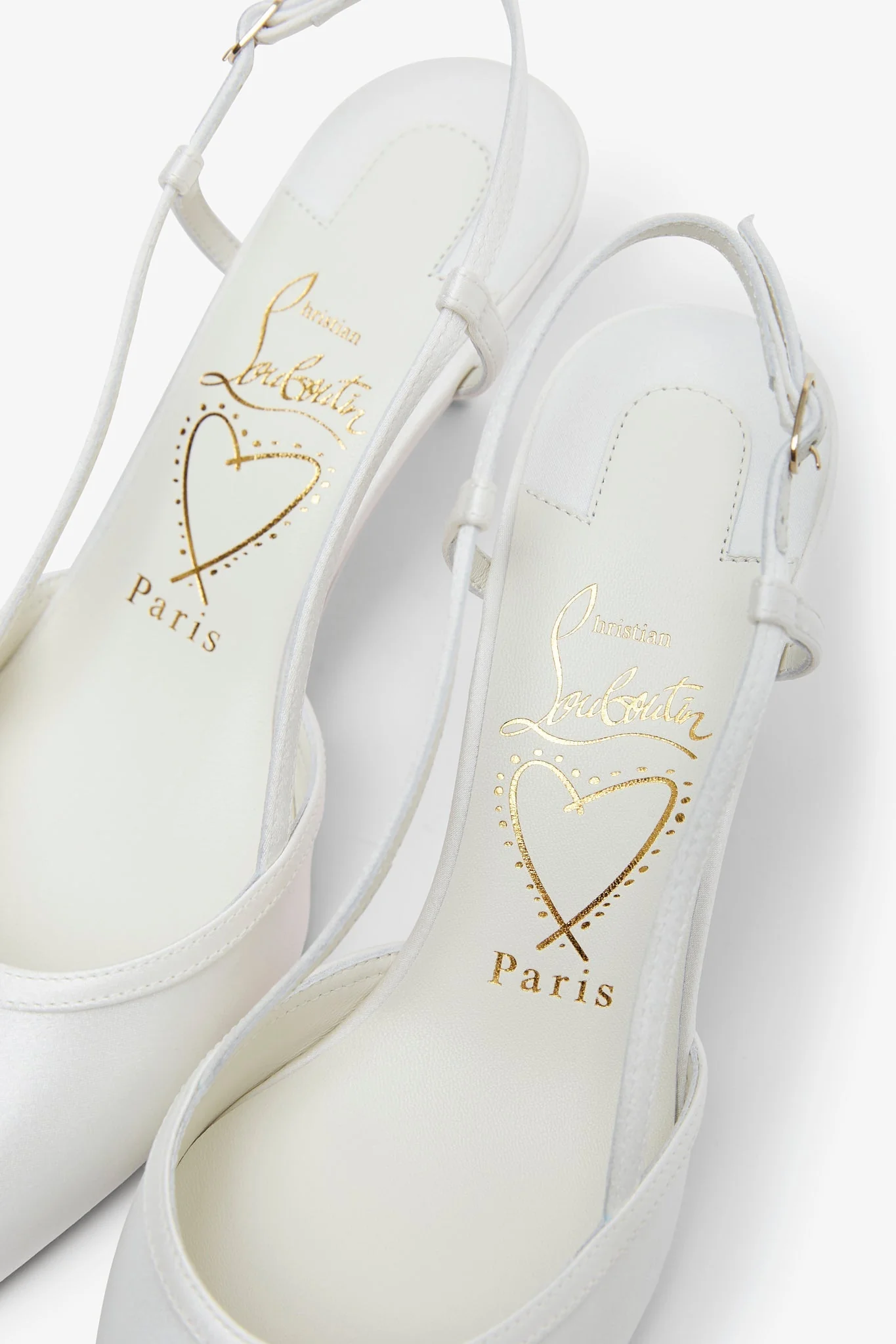 Miss Z 60 white sling pumps - Image 5