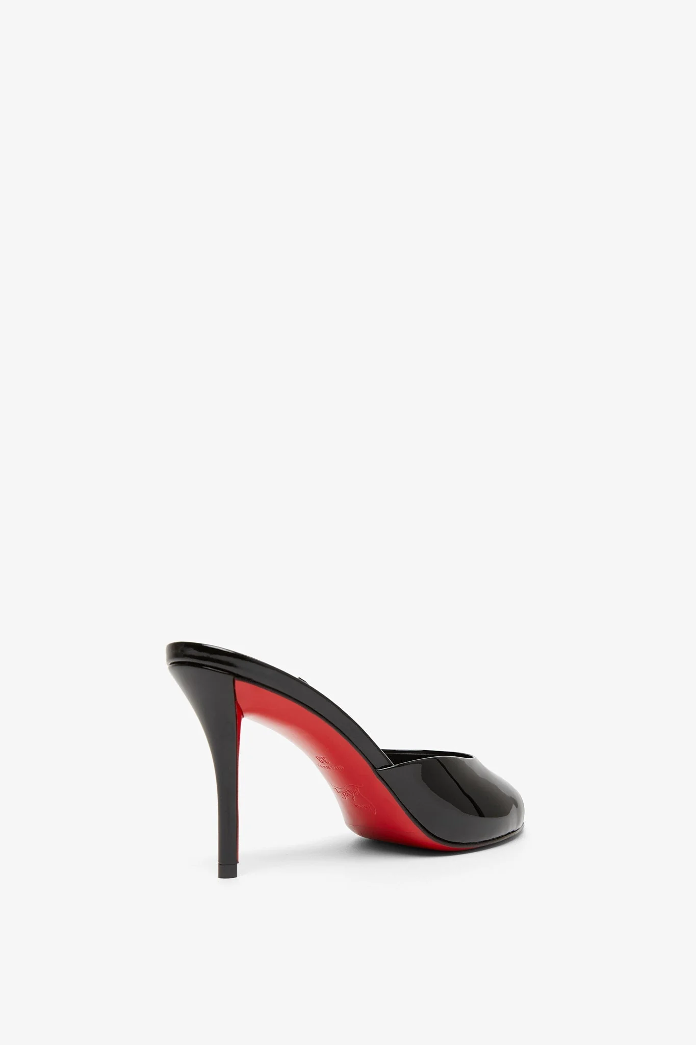 Miss Z 80 black patent mules - Image 2