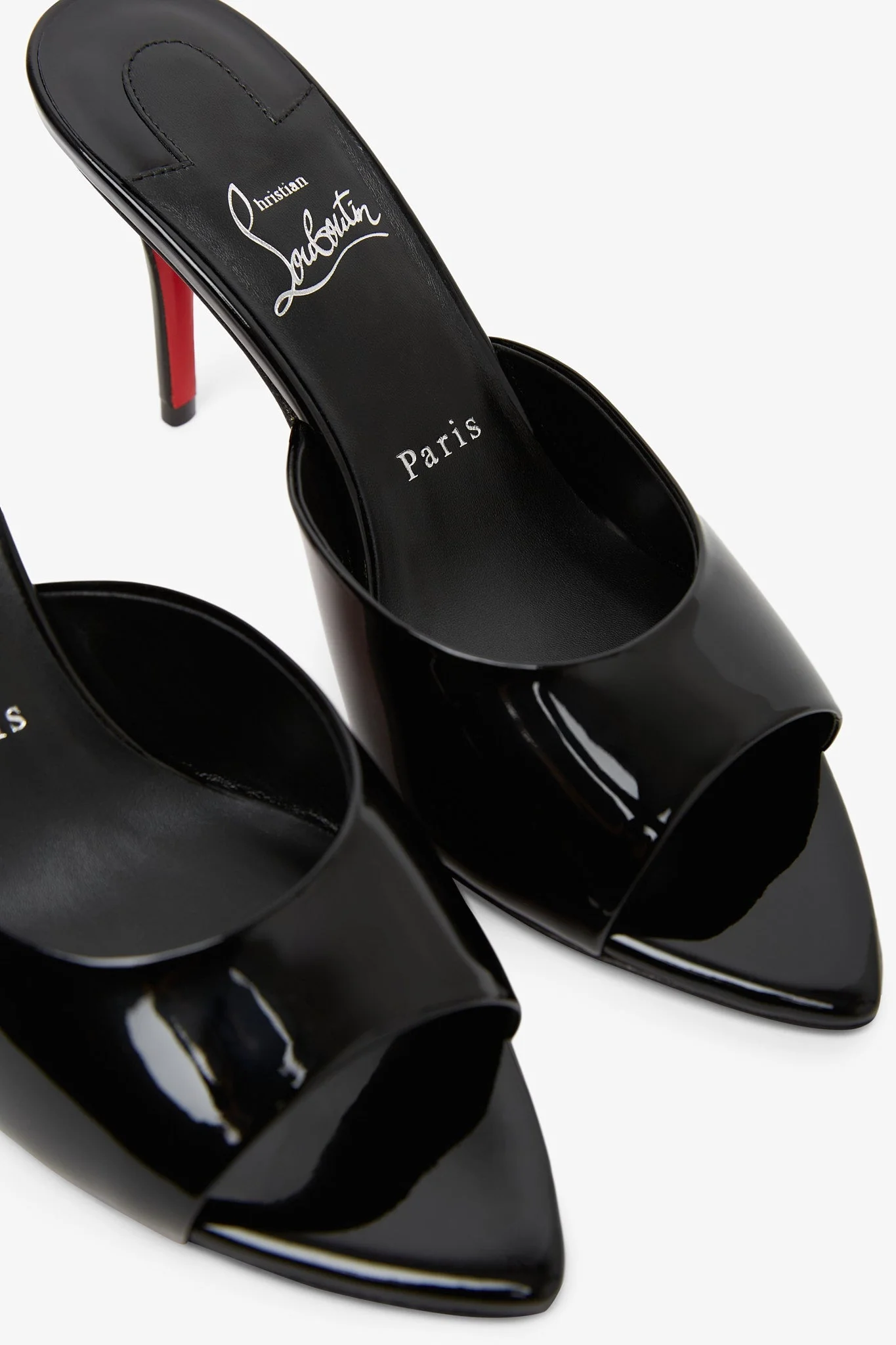 Miss Z 80 black patent mules - Image 3