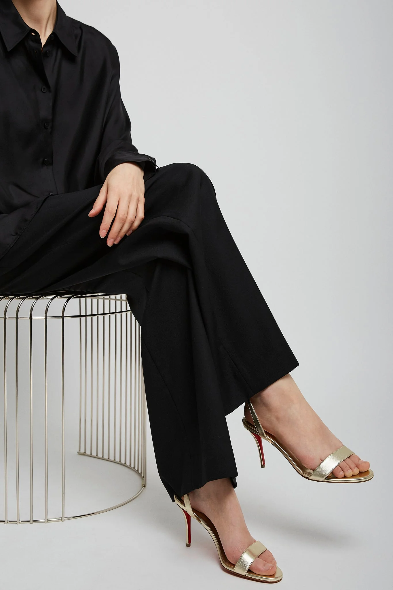 Miss Z 80 gold sandals - Image 2