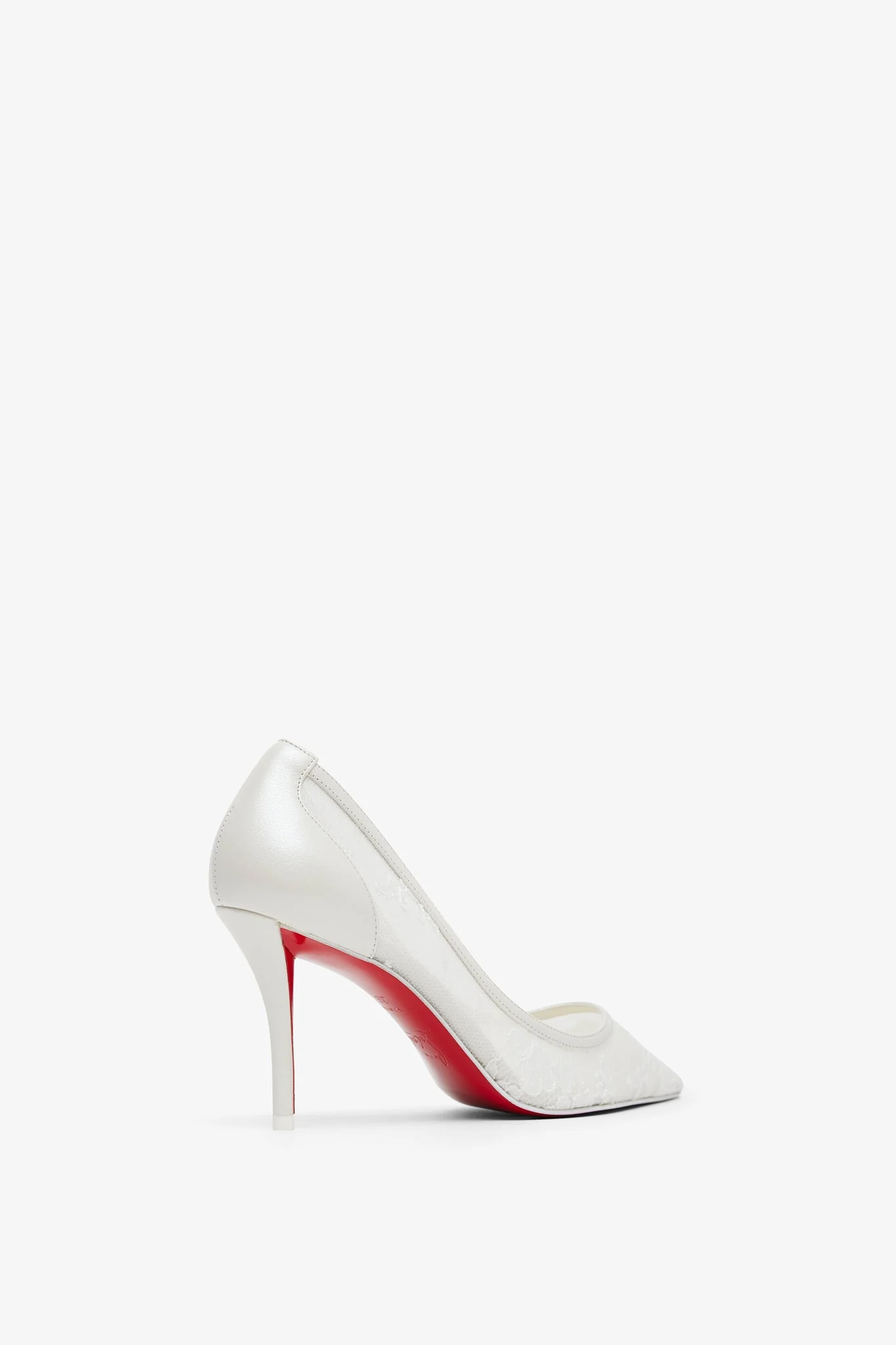 Miss Z 80 Ivory Lace Pumps - Image 3