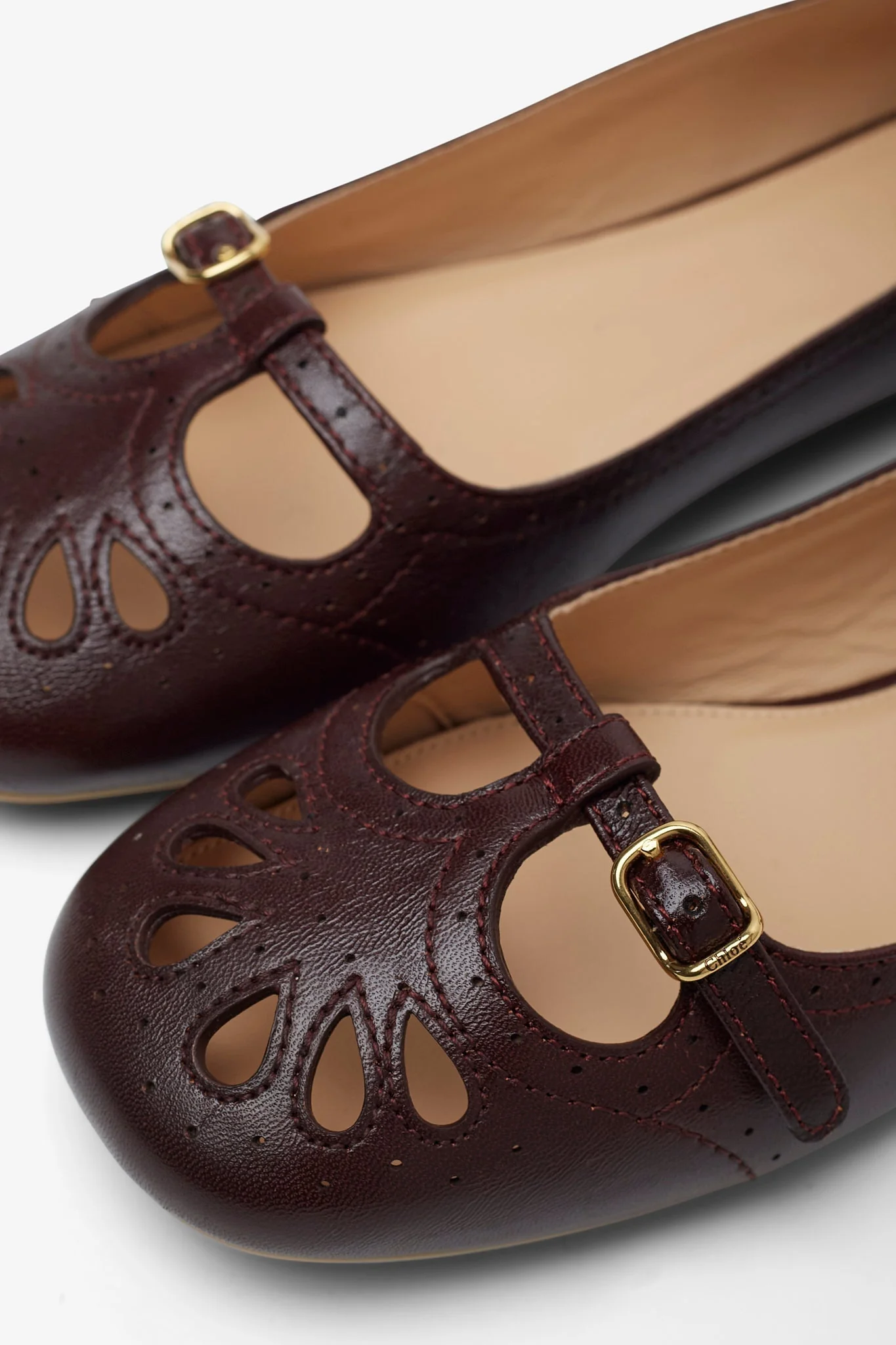 Misty dark purple ballerinas - Image 4