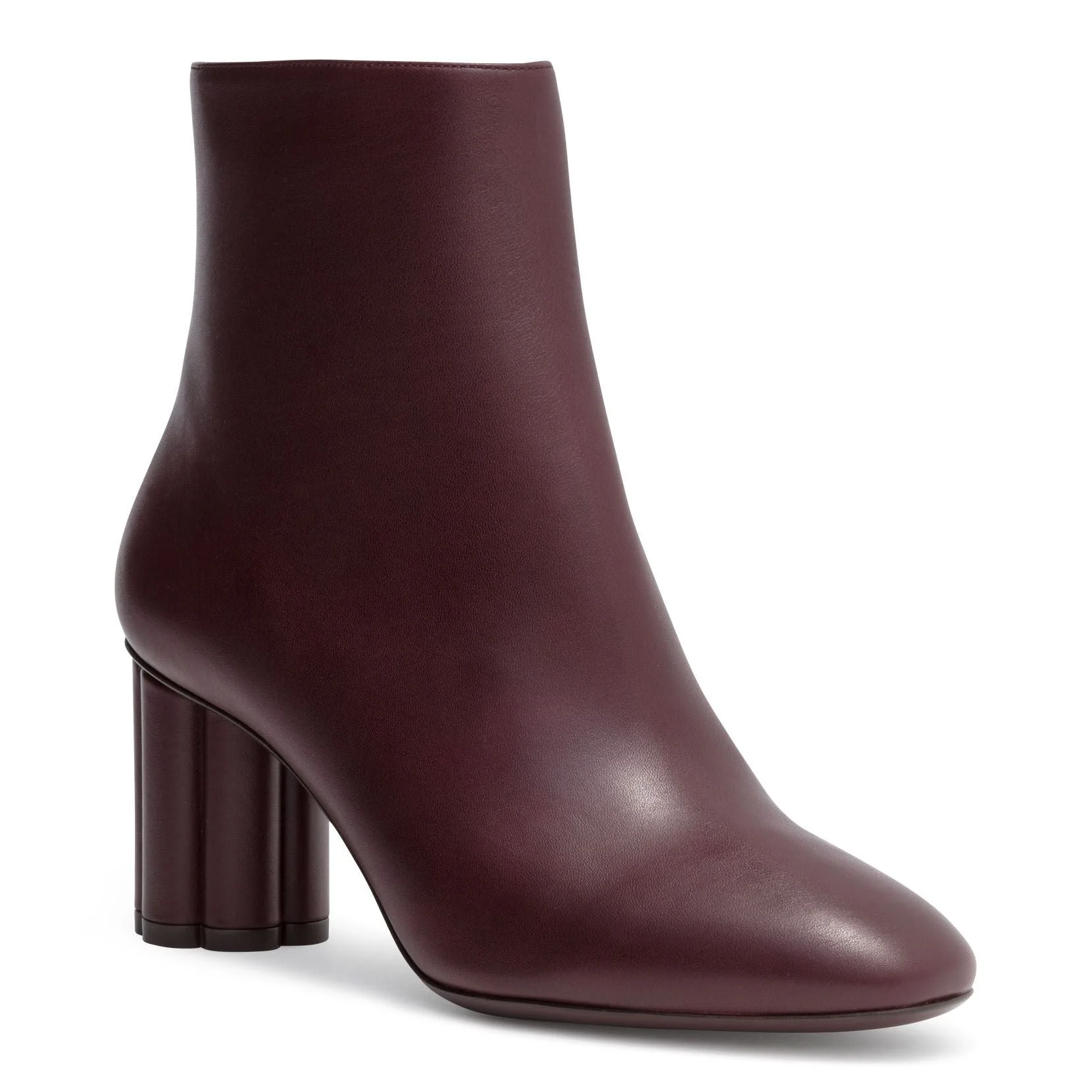 Molfetta 70 leather burgundy booties - Image 2