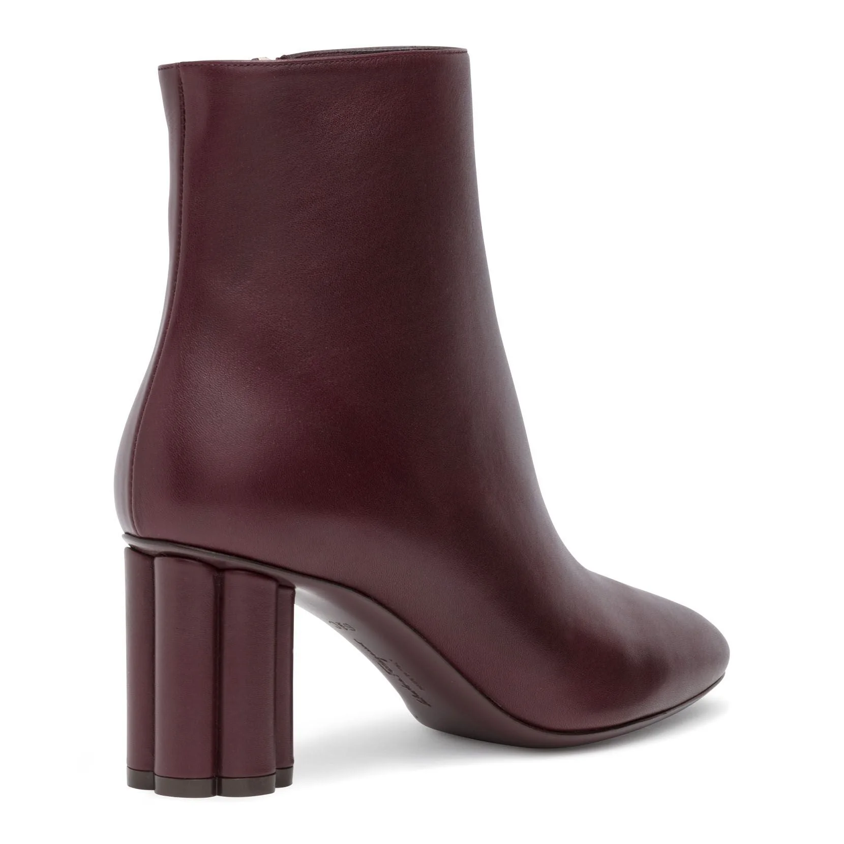 Molfetta 70 leather burgundy booties - Image 3