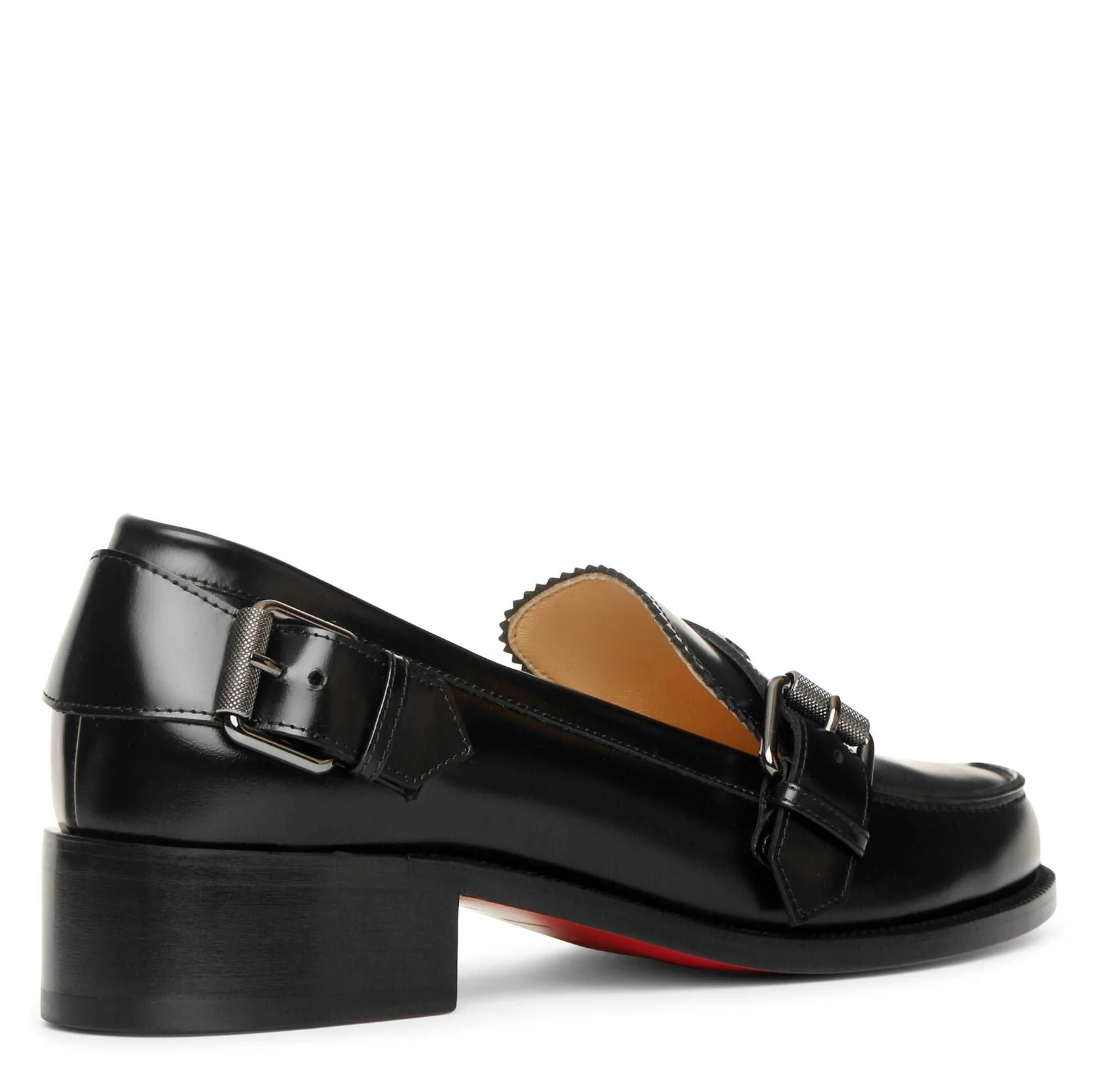 Monmoc Donna flat black loafer - Image 3