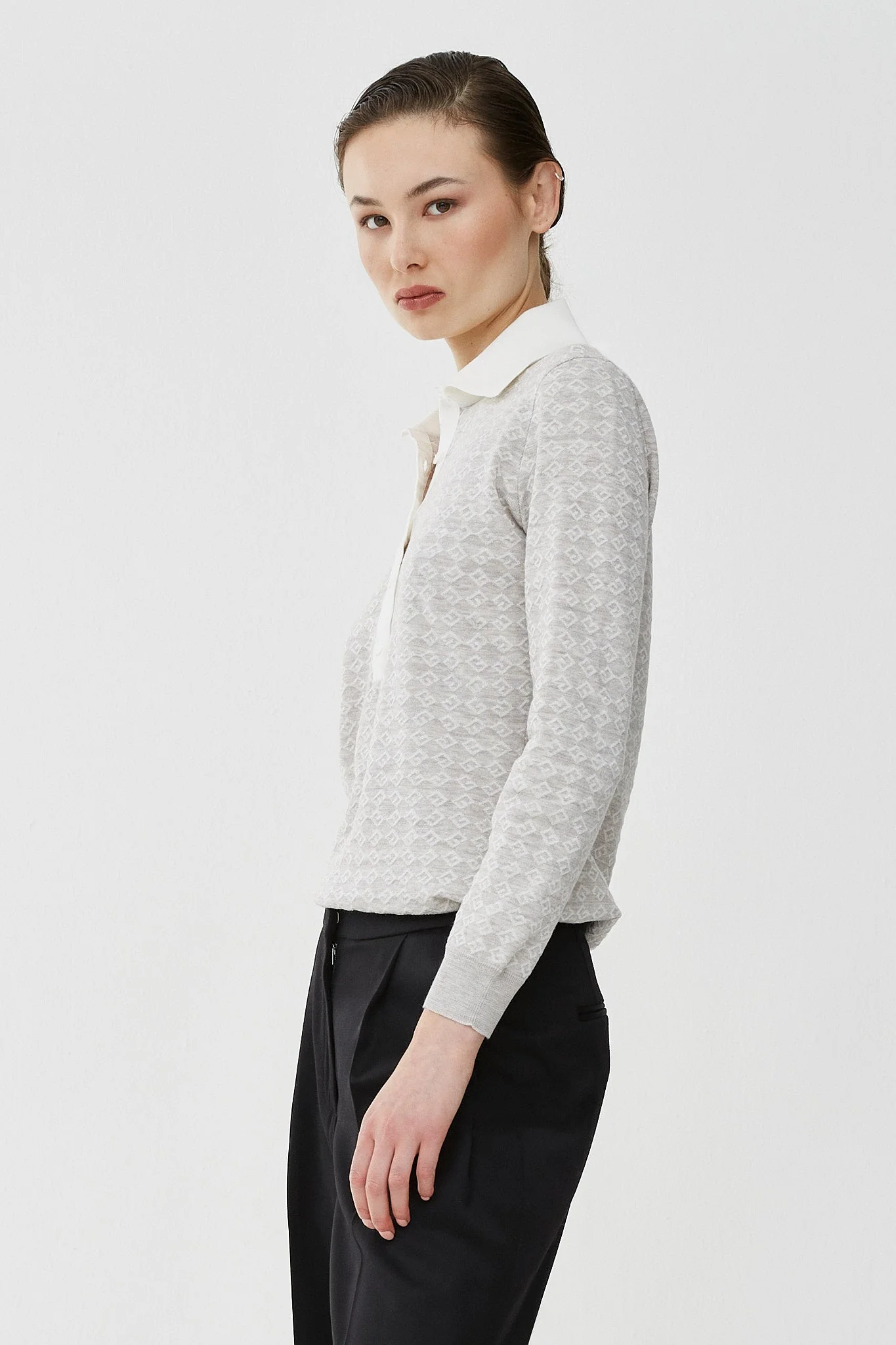 Monogram polo sweater - Image 4