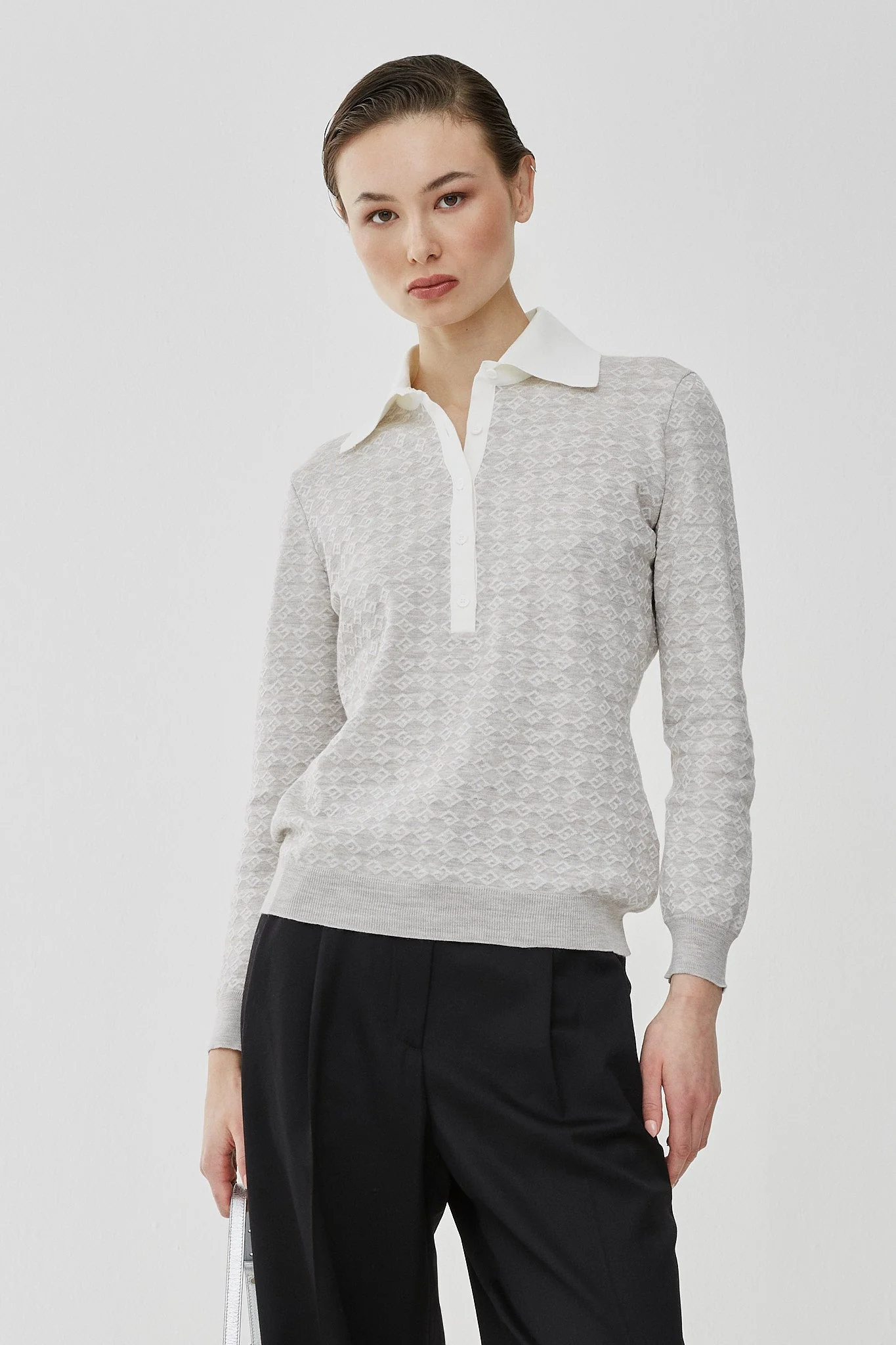 Monogram polo sweater - Image 7