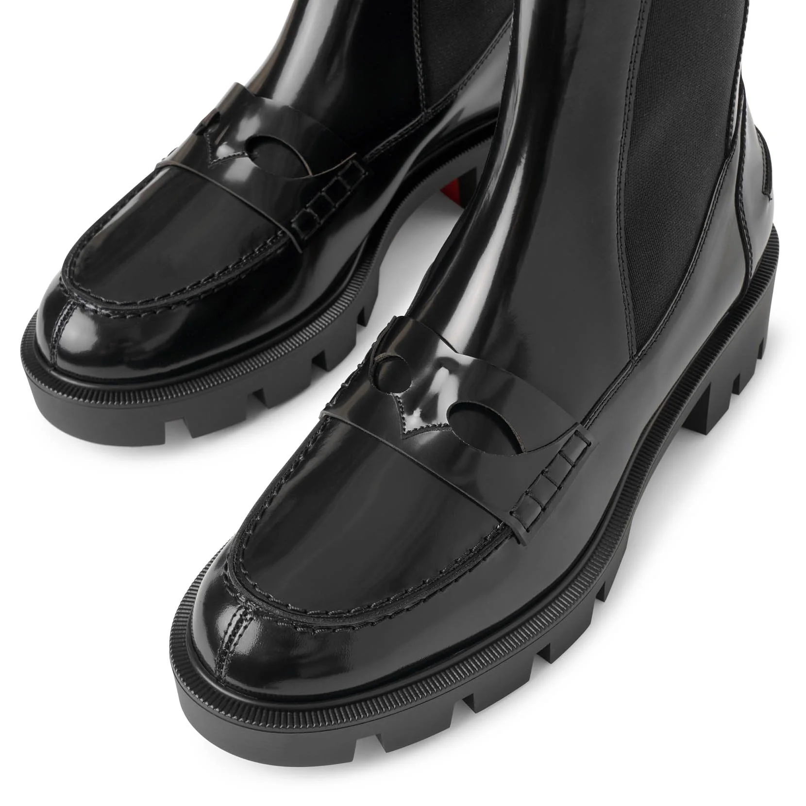 Montezu brushed leather ankle boots - Image 5
