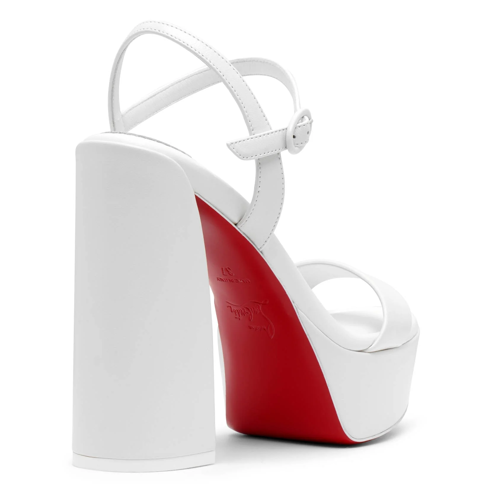 Movida Jane 130 white leather sandals - Image 4