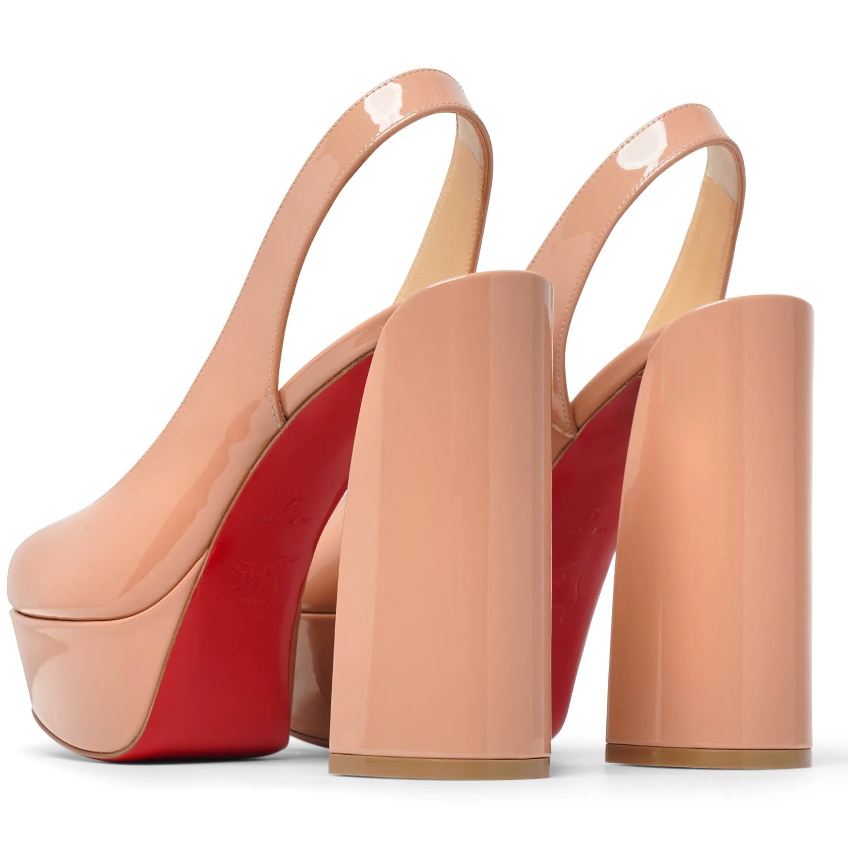 Movida sling 130 patent nude pumps - Image 5