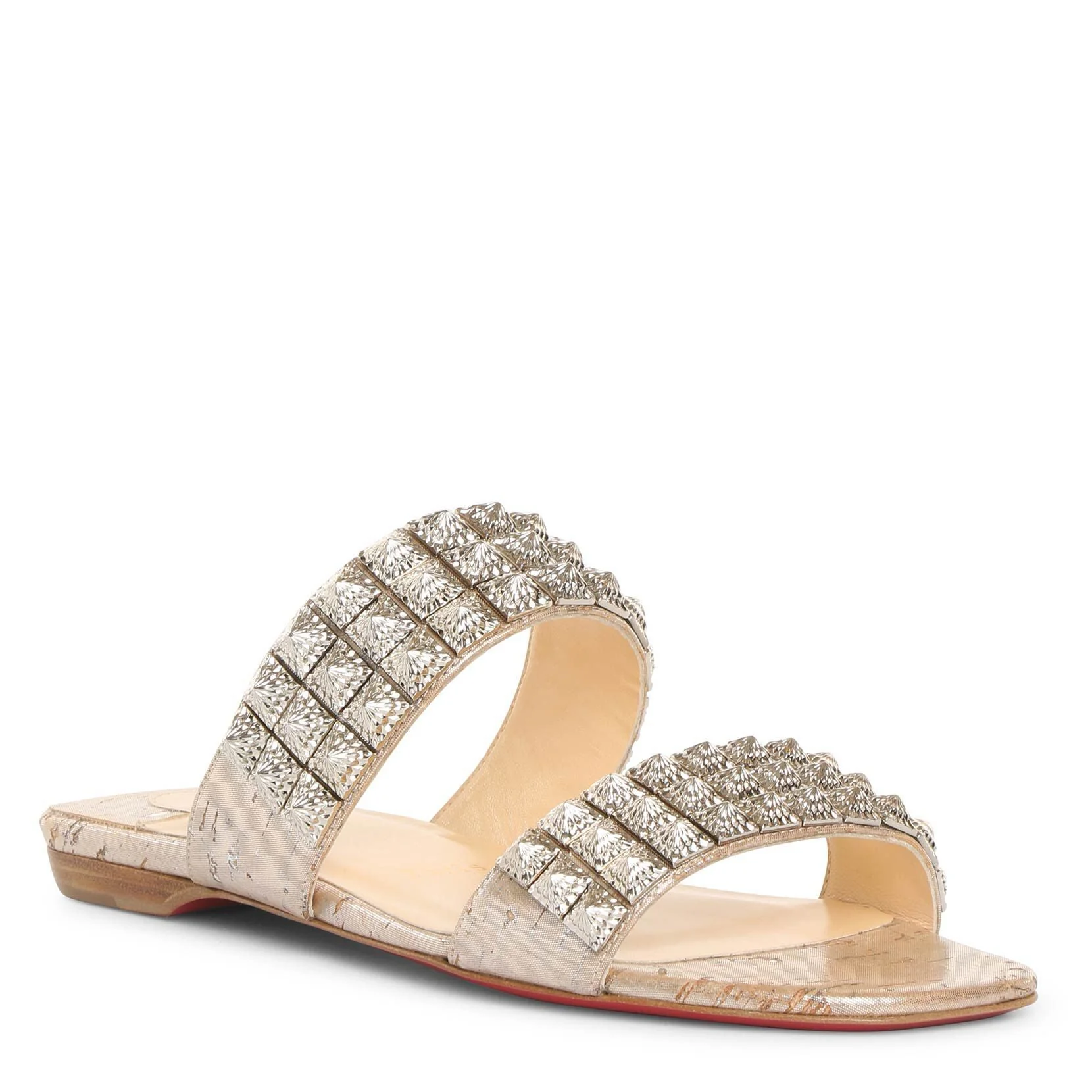 Myradiam flat liege pepite silver flat sandals - Image 2