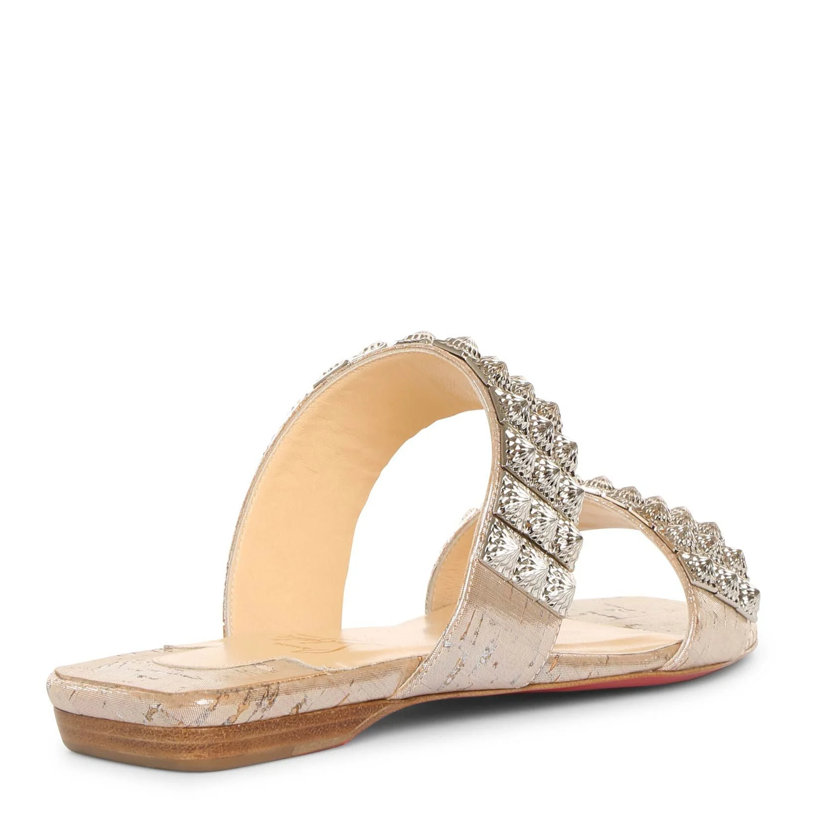 Myradiam flat liege pepite silver flat sandals - Image 3