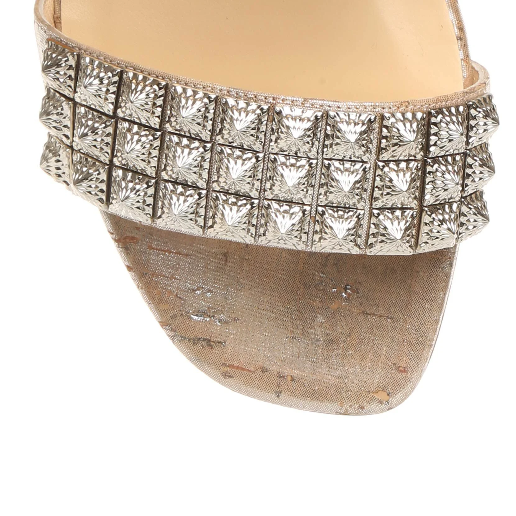 Myradiam flat liege pepite silver flat sandals - Image 4