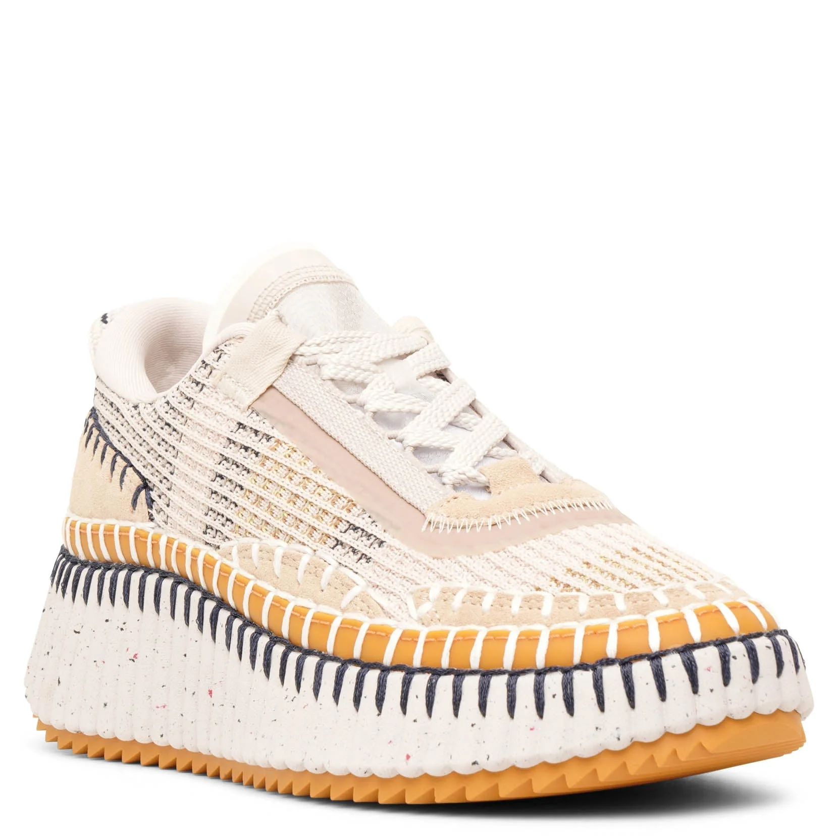 Nama beige mesh sneakers - Image 3