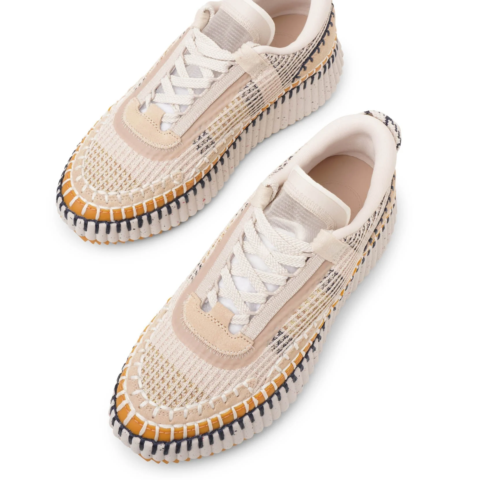 Nama beige mesh sneakers - Image 5
