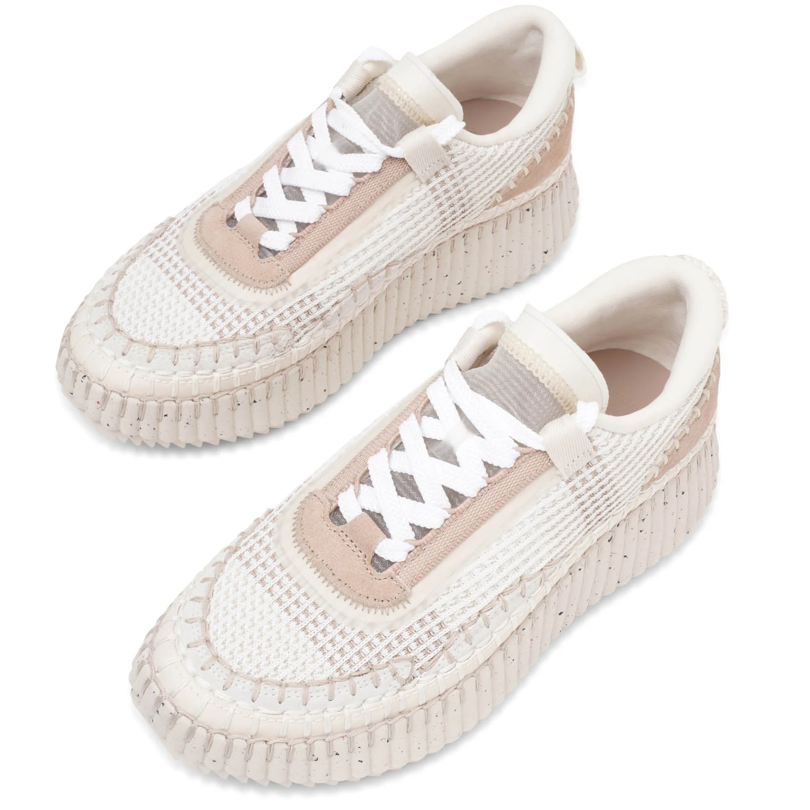 Nama beige mesh sneakers - Image 5