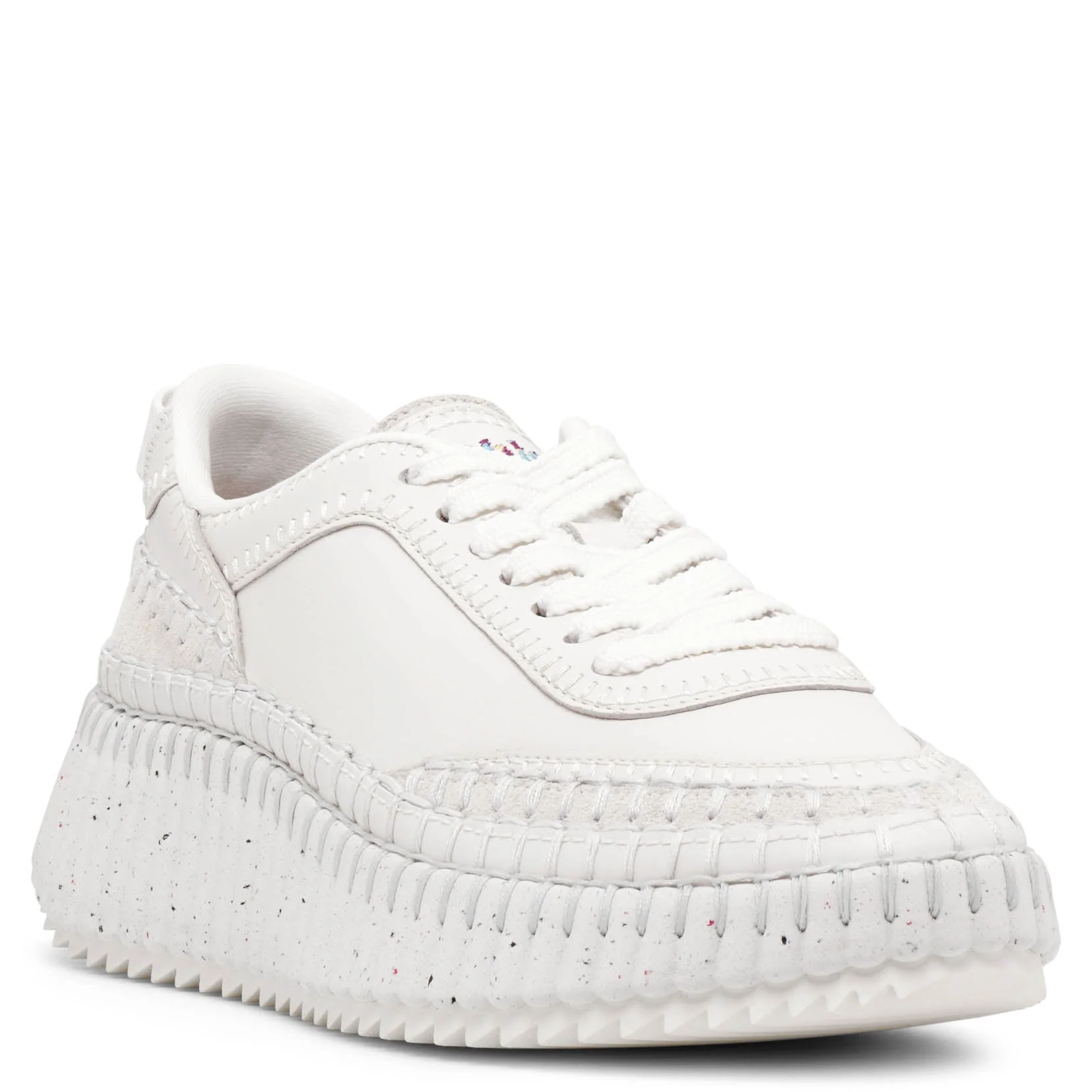 Nama white leather sneakers - Image 3