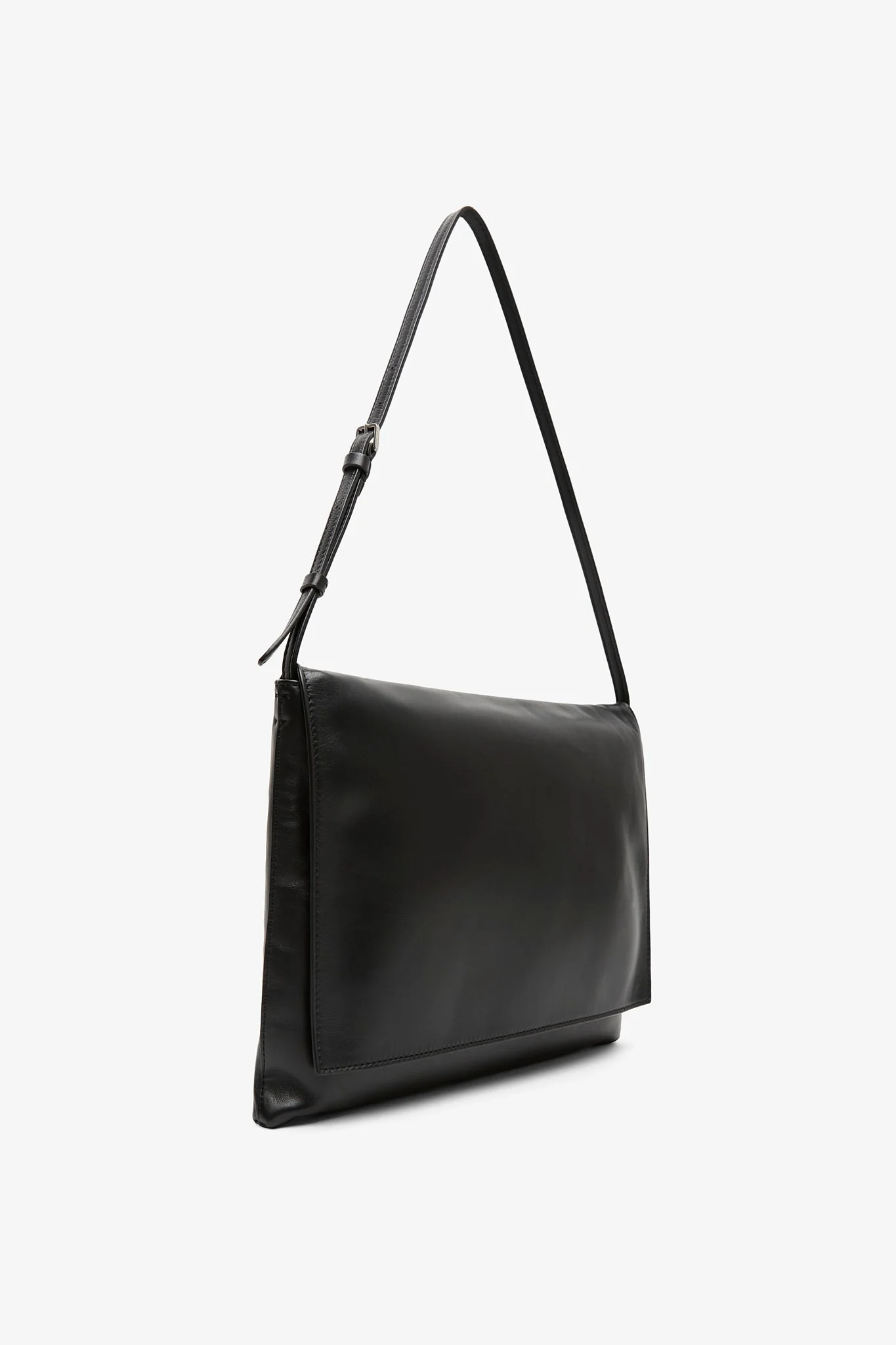 Nan black leather shoulder bag - Image 3