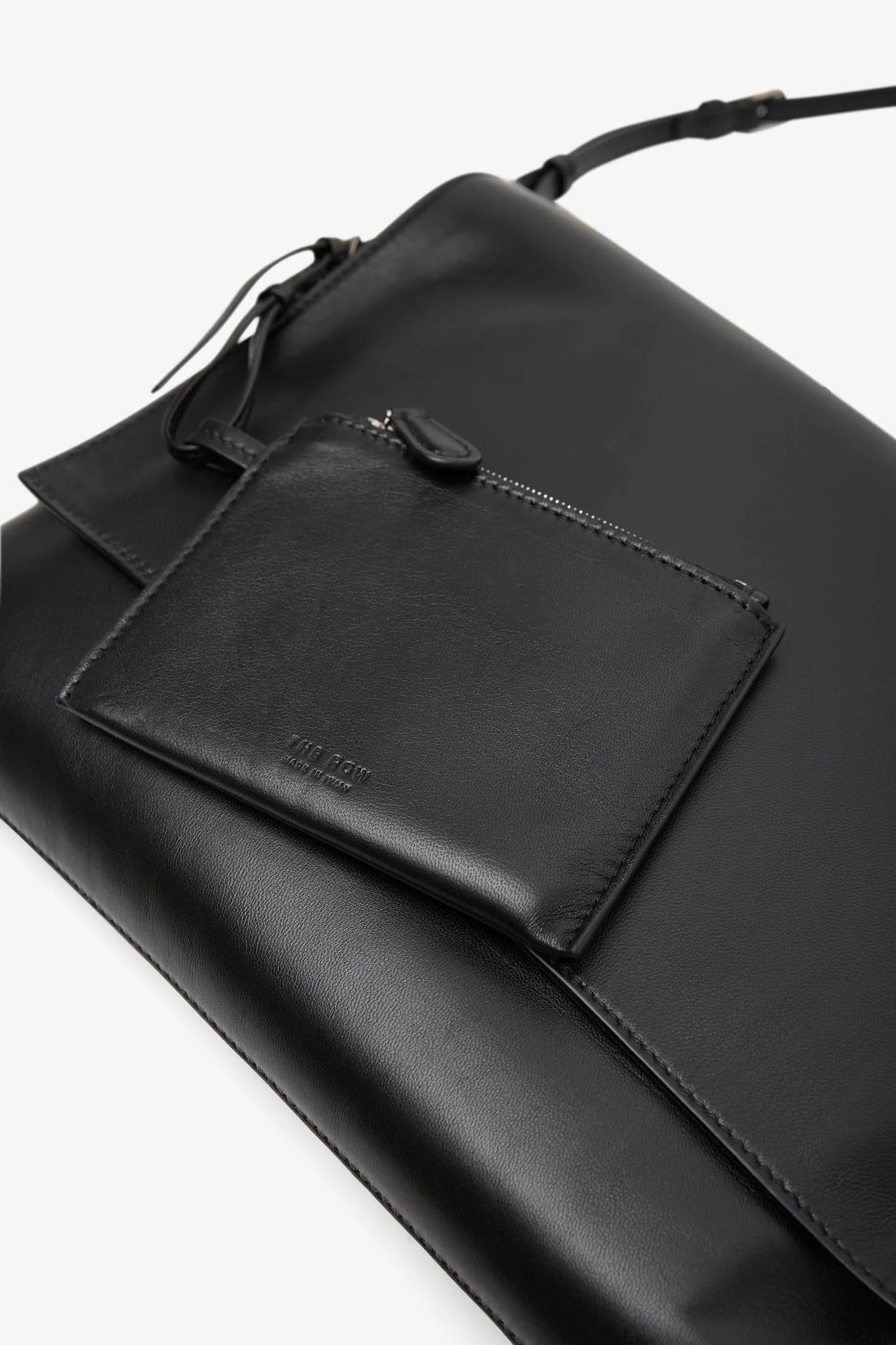 Nan black leather shoulder bag - Image 4