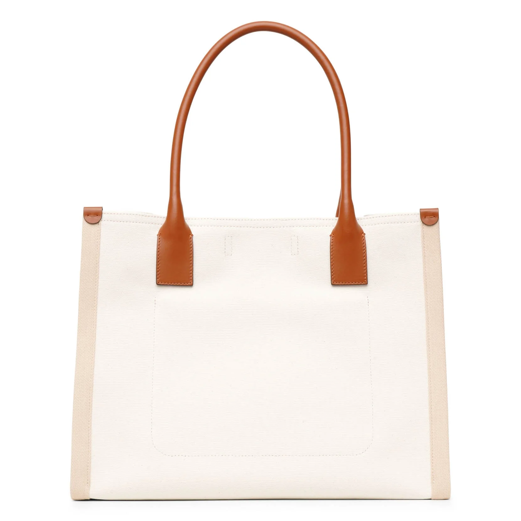 Nastroloubi E/W large natural canvas tote bag - Image 4