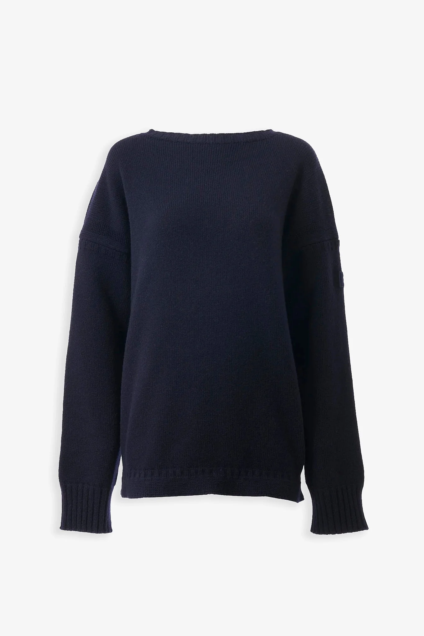 Navy knit jumper
