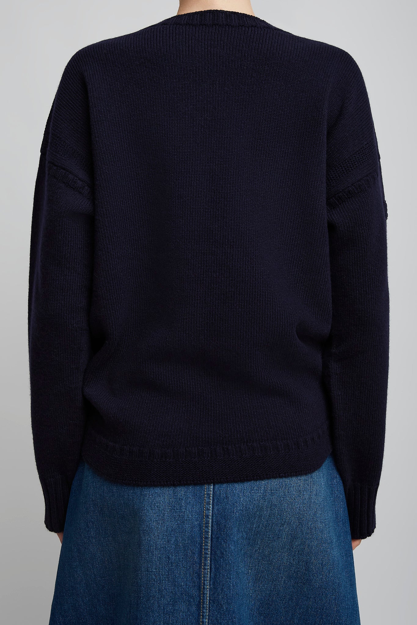 Navy knit jumper - Image 3