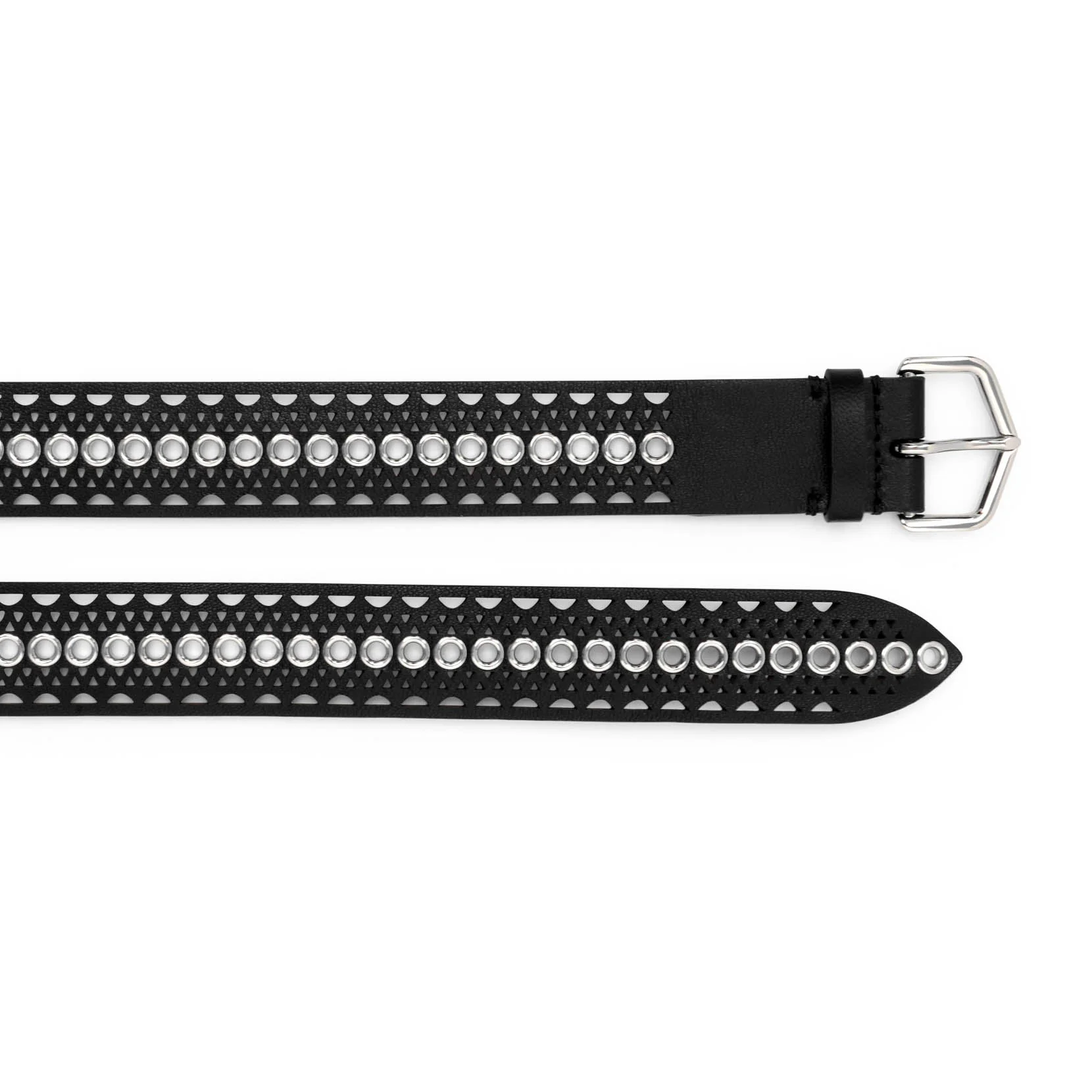 Neo vienne eyelets leather belt - Image 3
