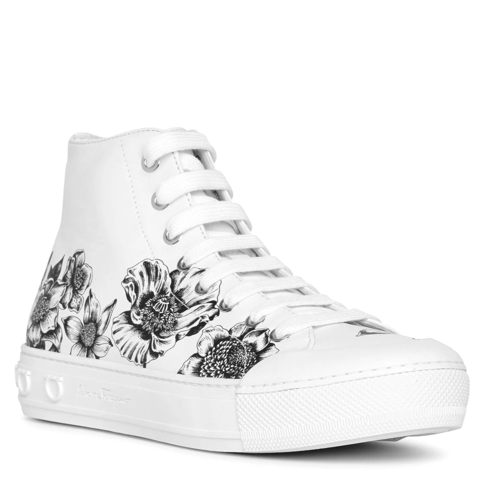 Nirvana floral leather sneakers - Image 3