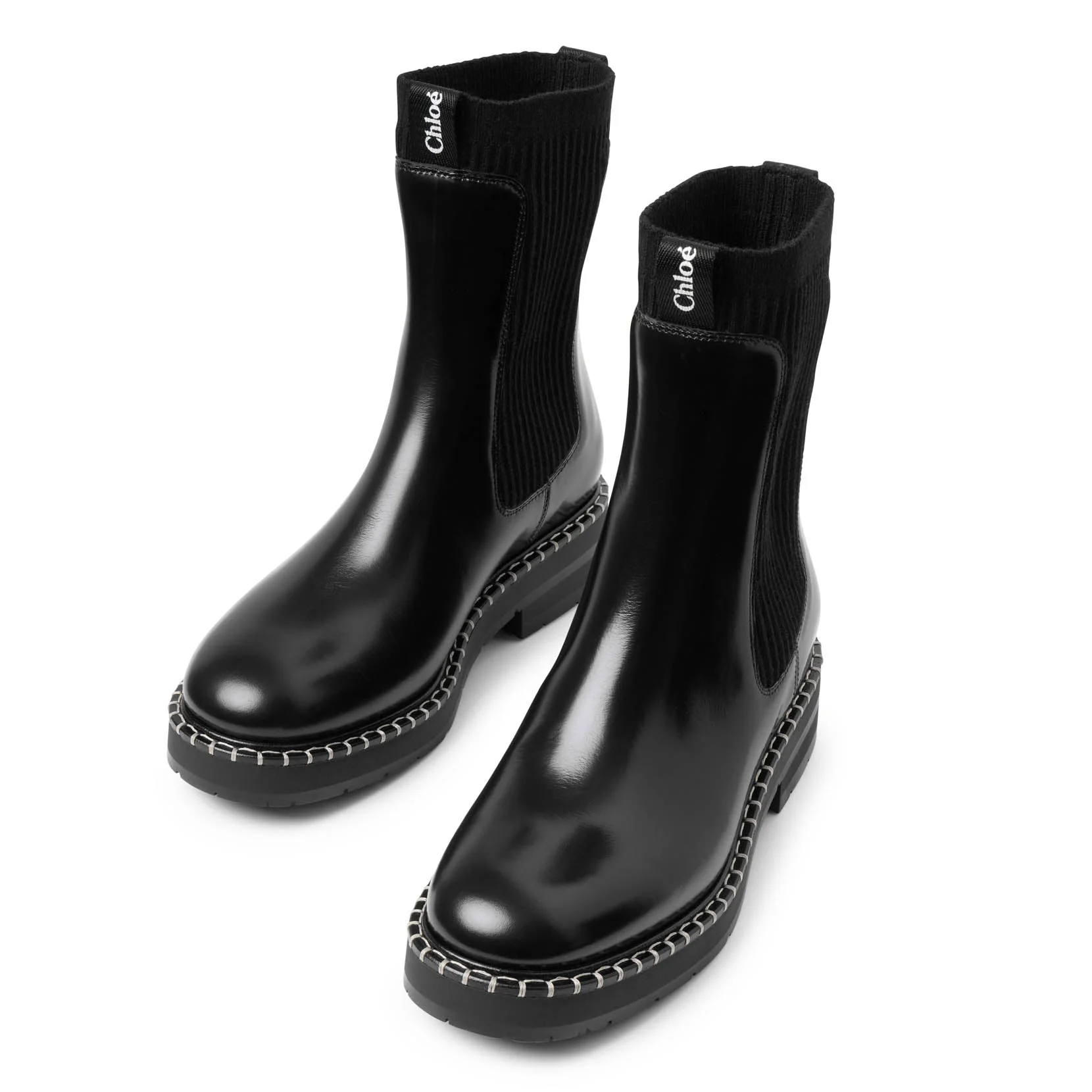 Noua black leather ankle boots - Image 5