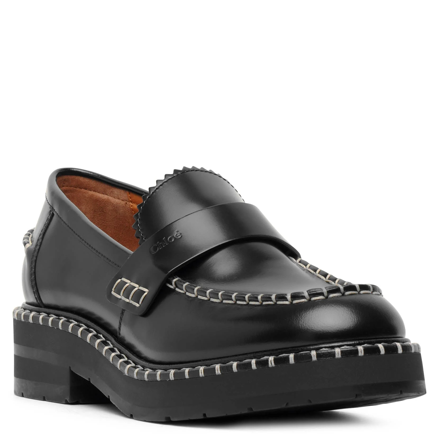Noua black leather loafers - Image 3