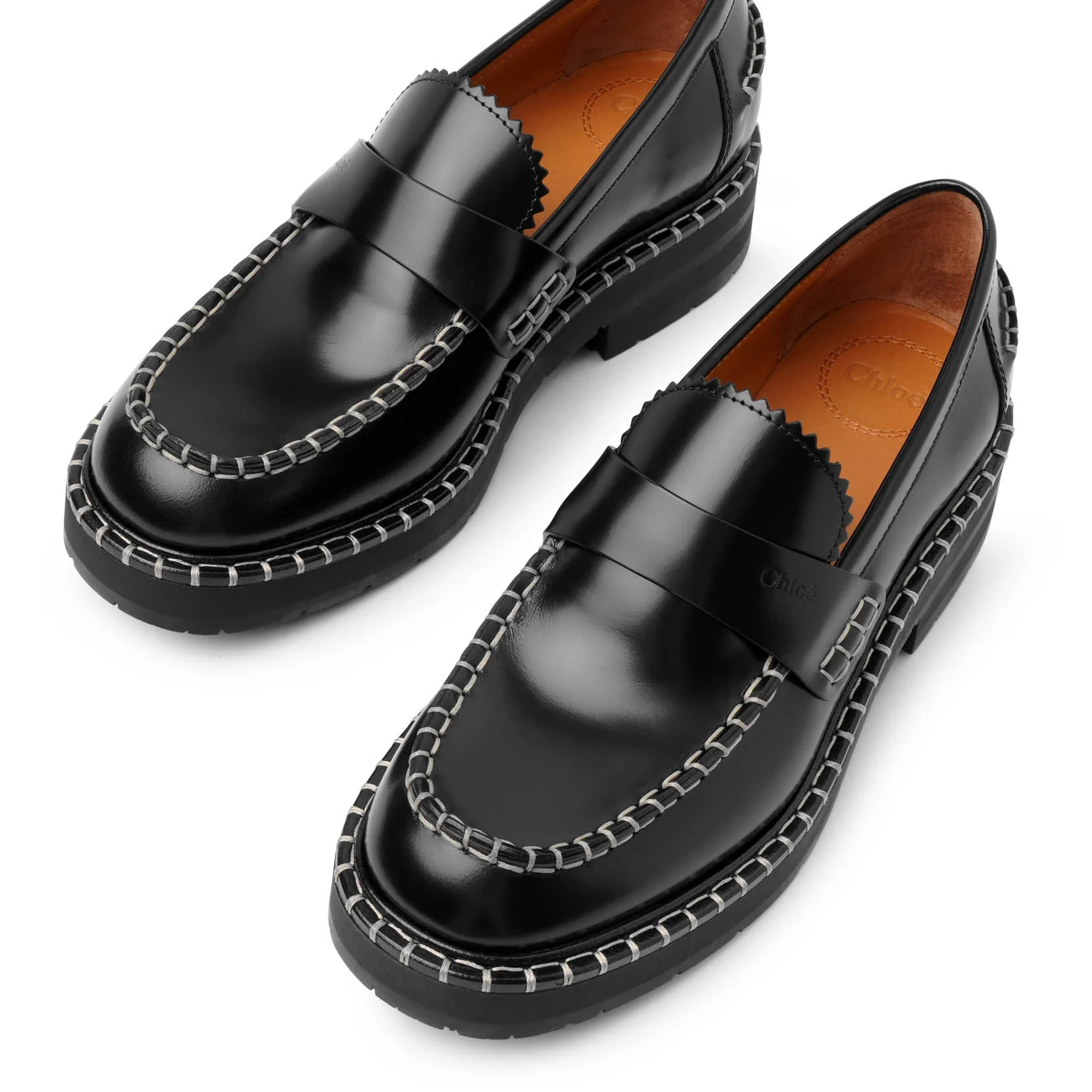 Noua black leather loafers - Image 5