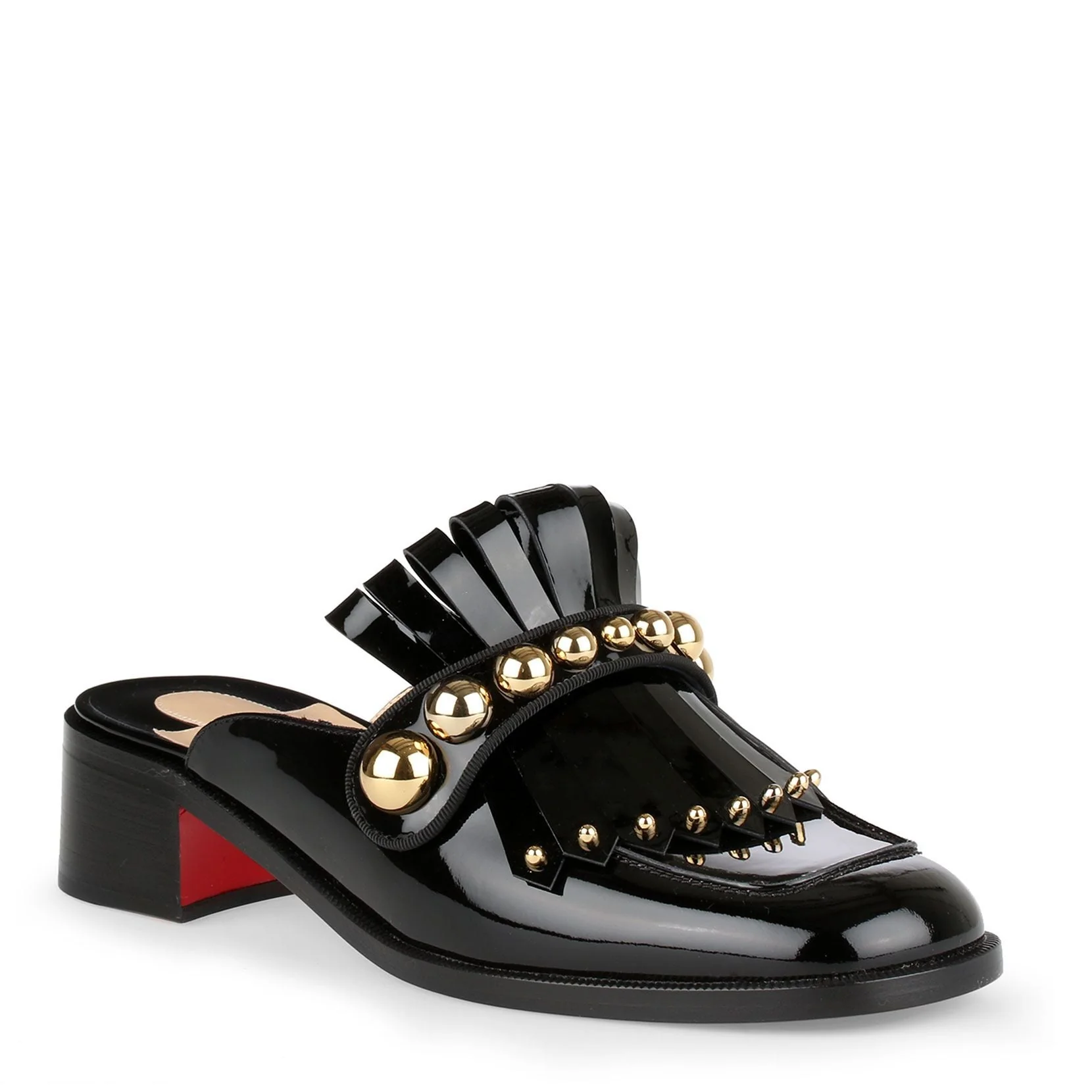 Octavian Mula 35 black patent mule - Image 2
