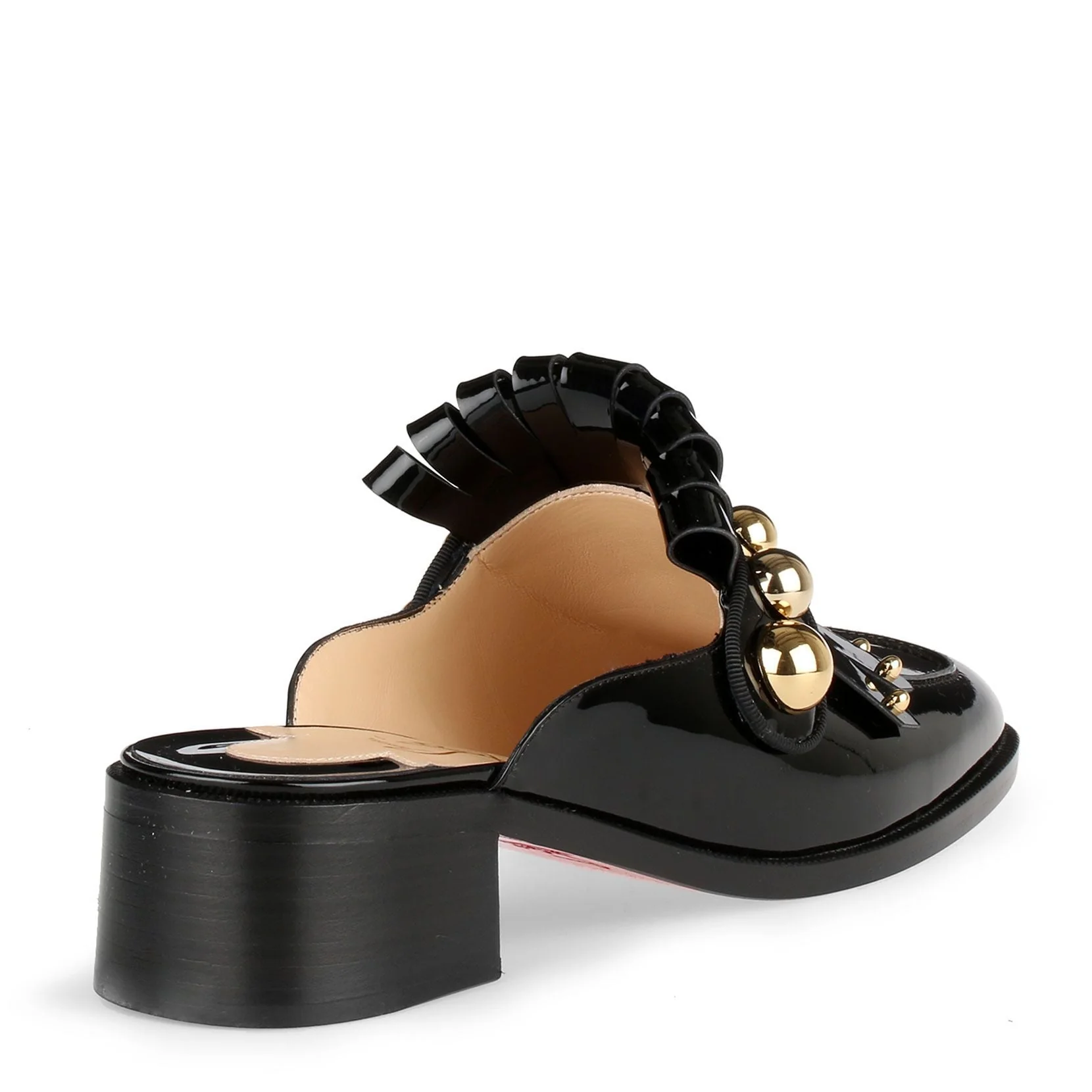 Octavian Mula 35 black patent mule - Image 3