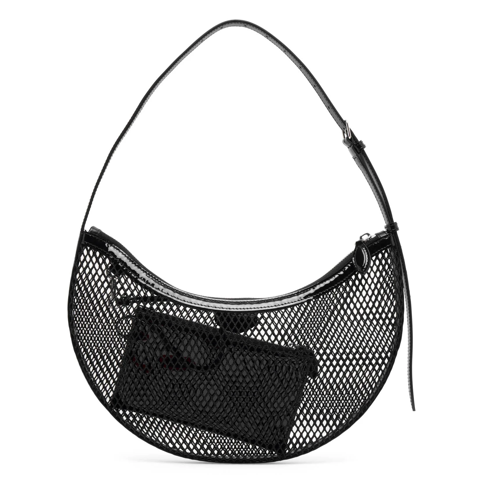 One piece black mesh bag - Image 4