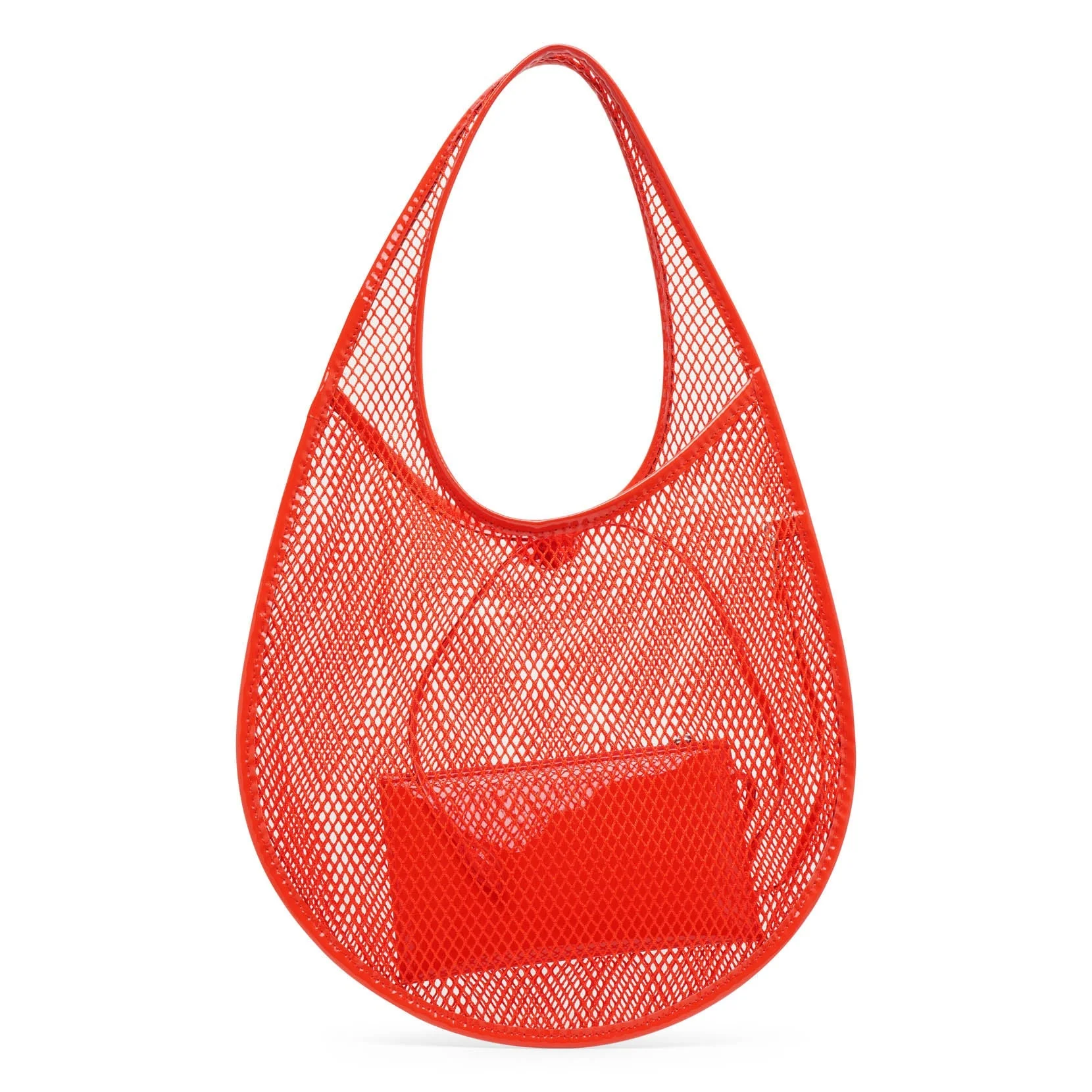 One piece medium red mesh bag - Image 4