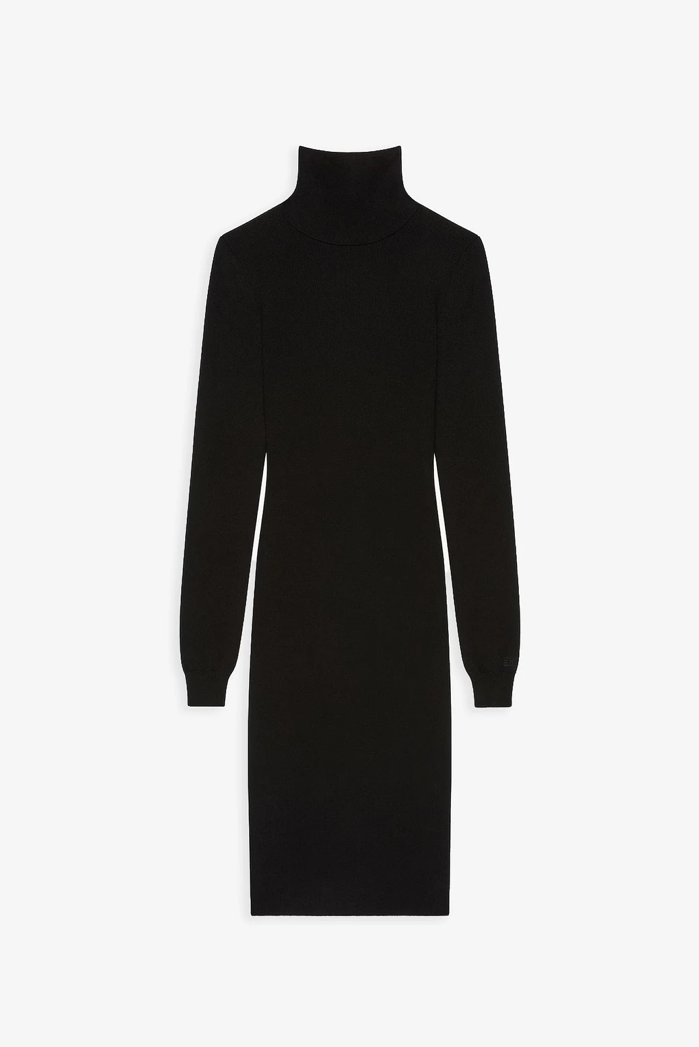 Open back black dress