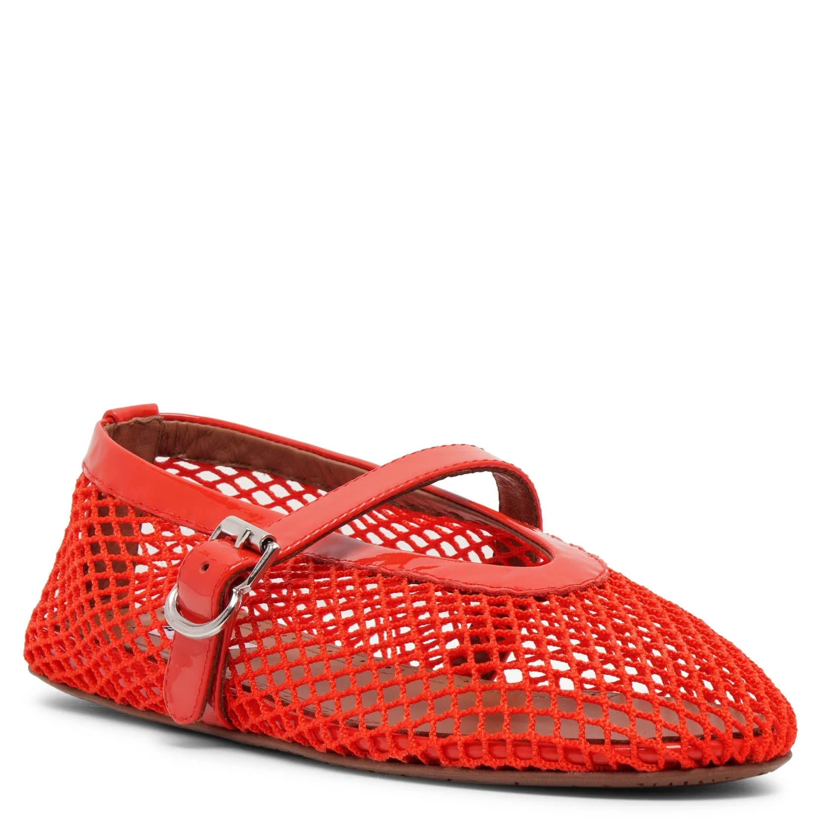 Orange mesh ballet flats - Image 3