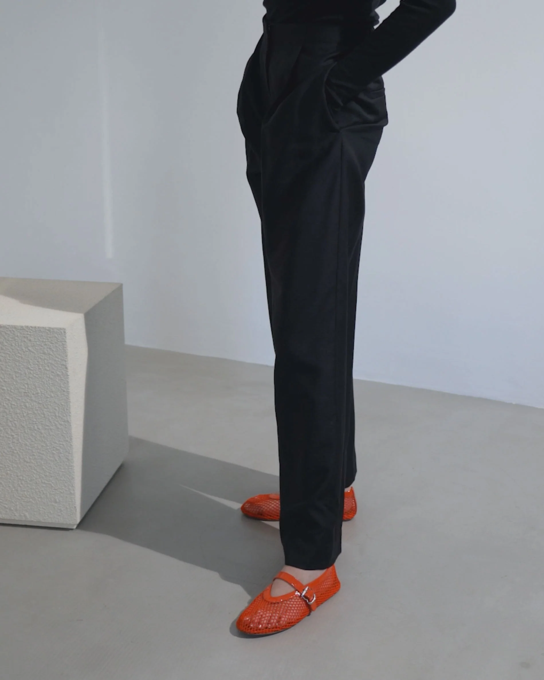 Orange mesh ballet flats - Image 7