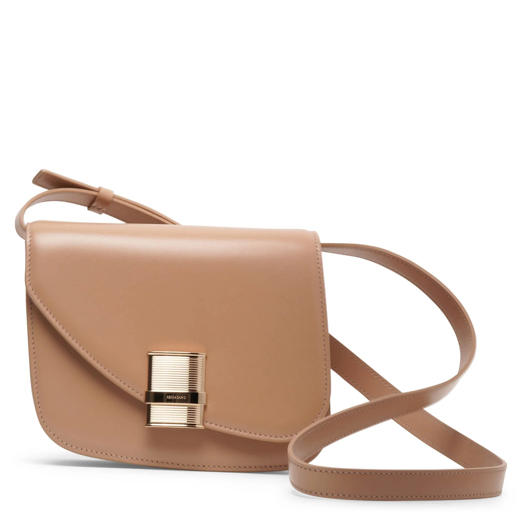Oyster small light camel bag - Image 3