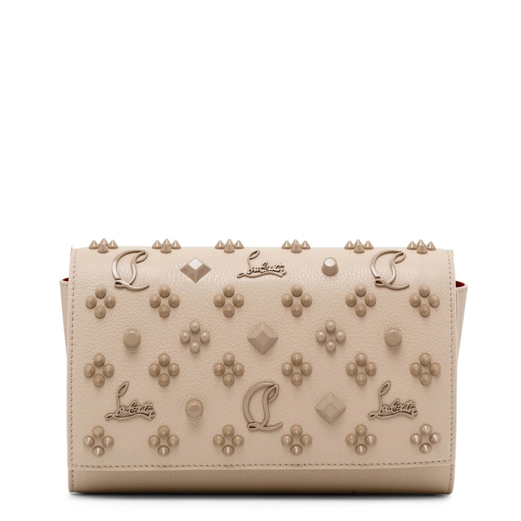 Paloma beige leather clutch - Image 3