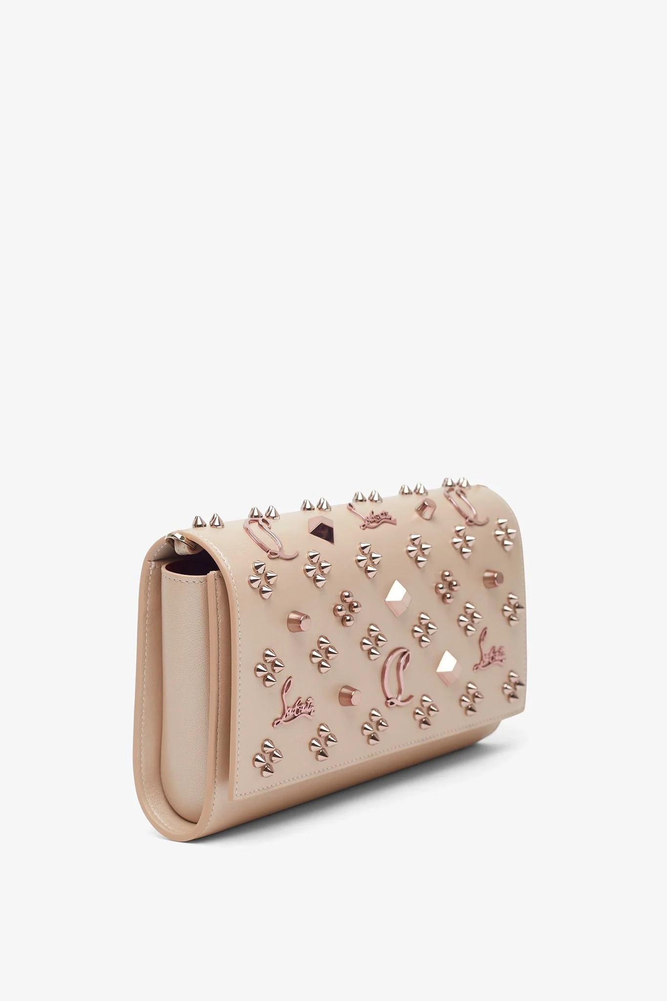 Paloma beige leather clutch - Image 3