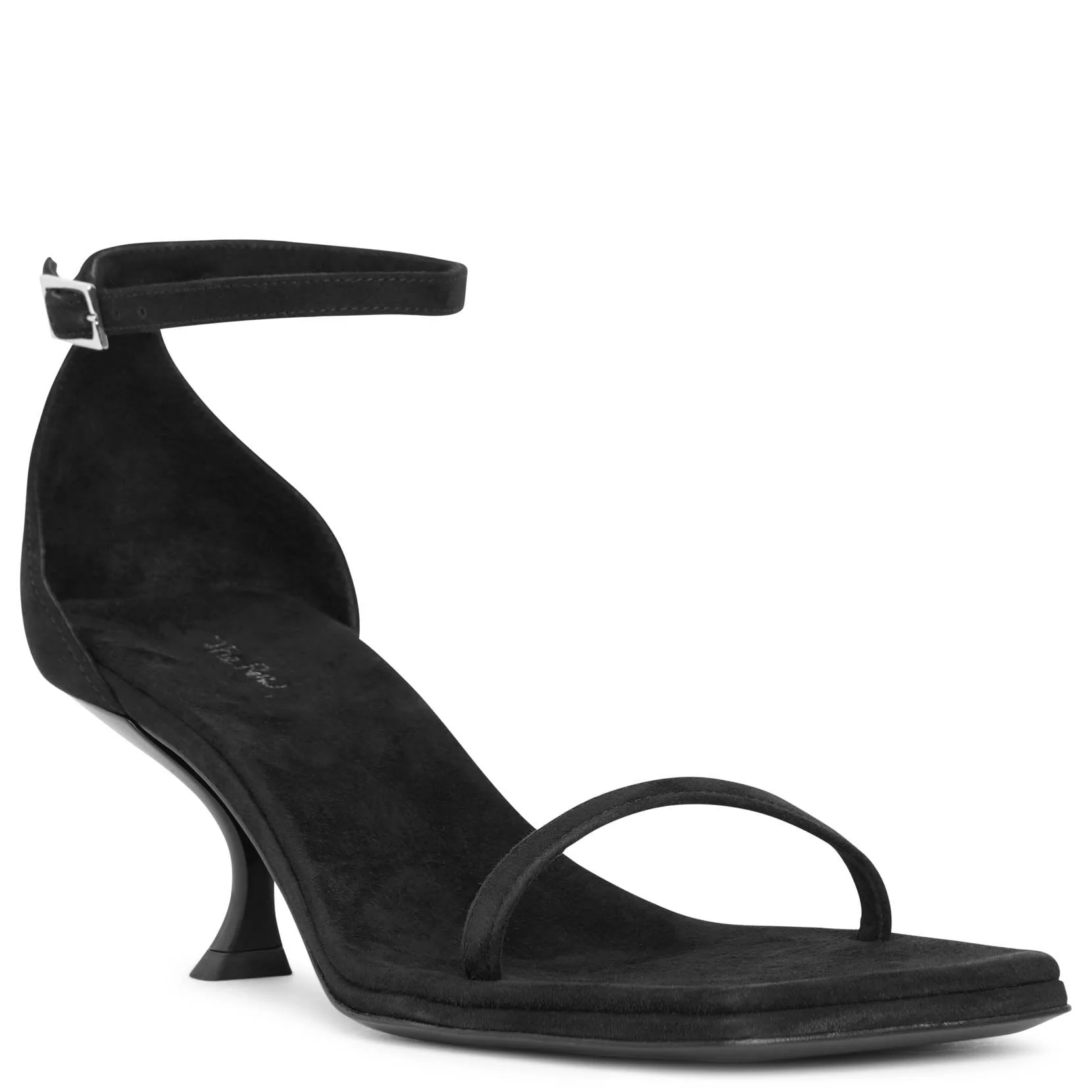 Paloma black suede sandals - Image 3